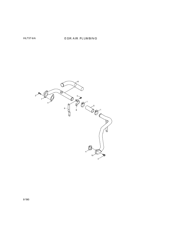 drawing for Hyundai Construction Equipment YUBP-04914 - CLAMP (figure 5)