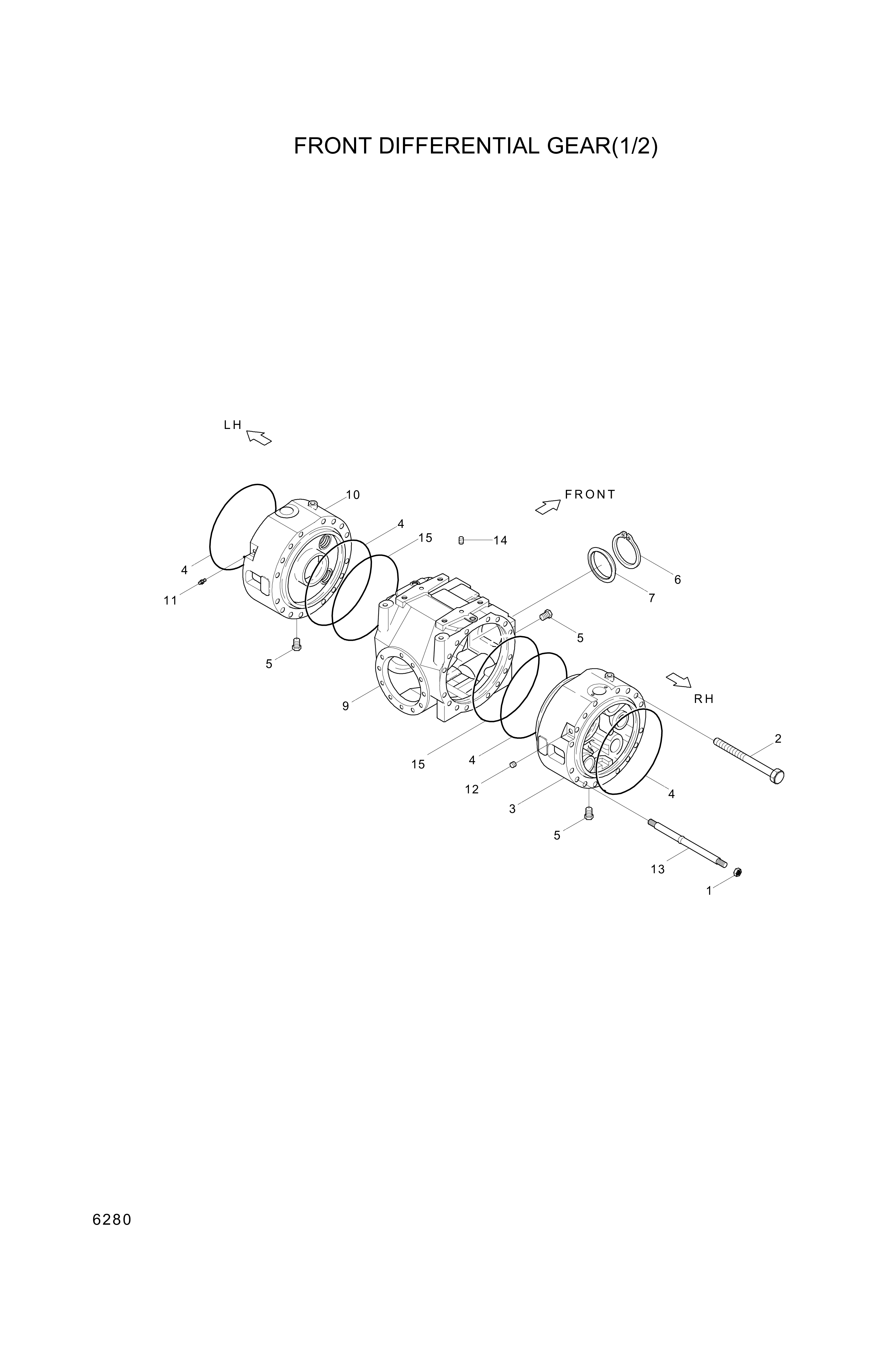 drawing for Hyundai Construction Equipment 006011489 - NUT (figure 5)