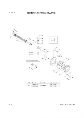 drawing for Hyundai Construction Equipment 005.35.1524 - WASHER-FRICTION (figure 3)
