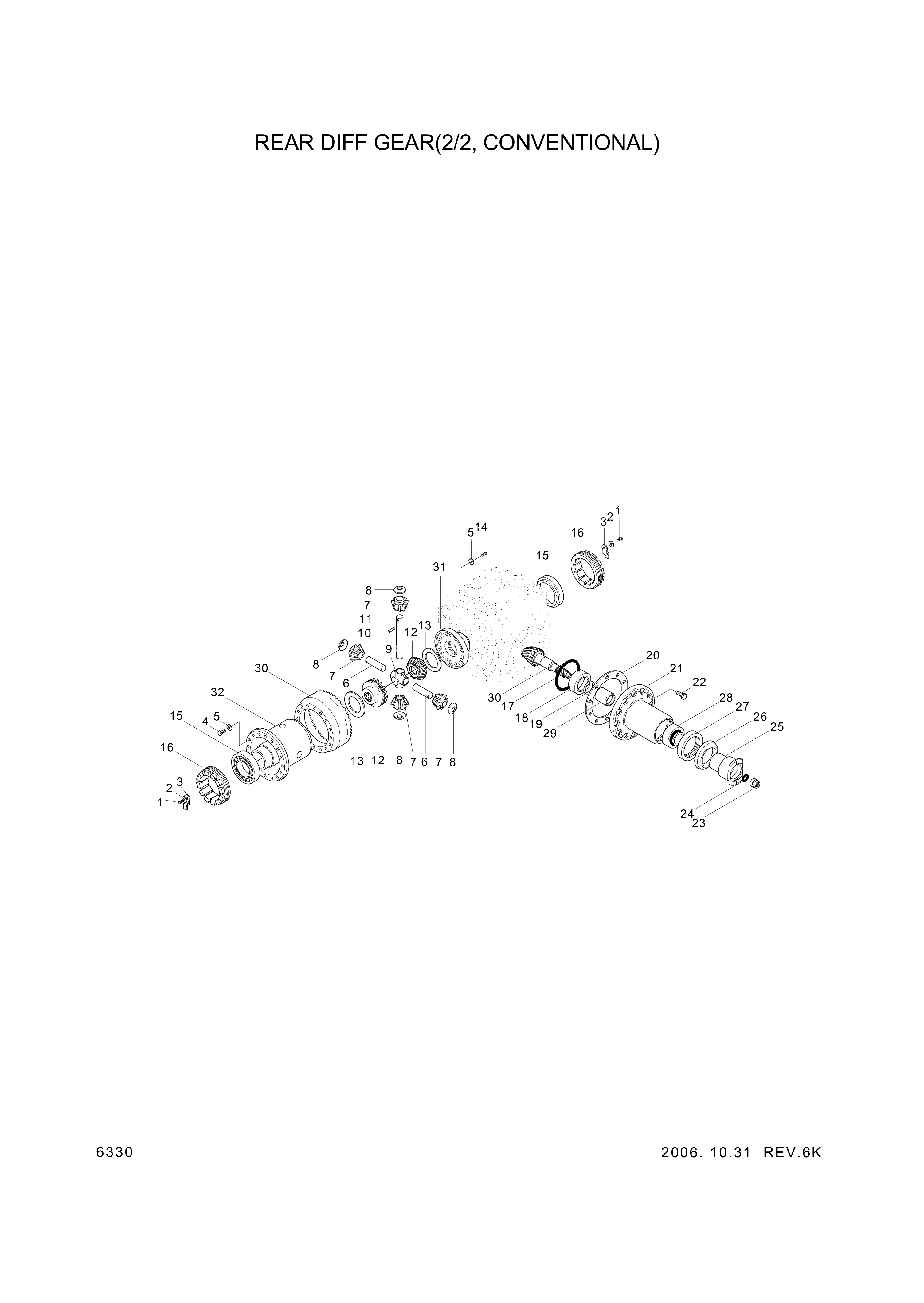 drawing for Hyundai Construction Equipment 1760100401 - COVER (figure 3)