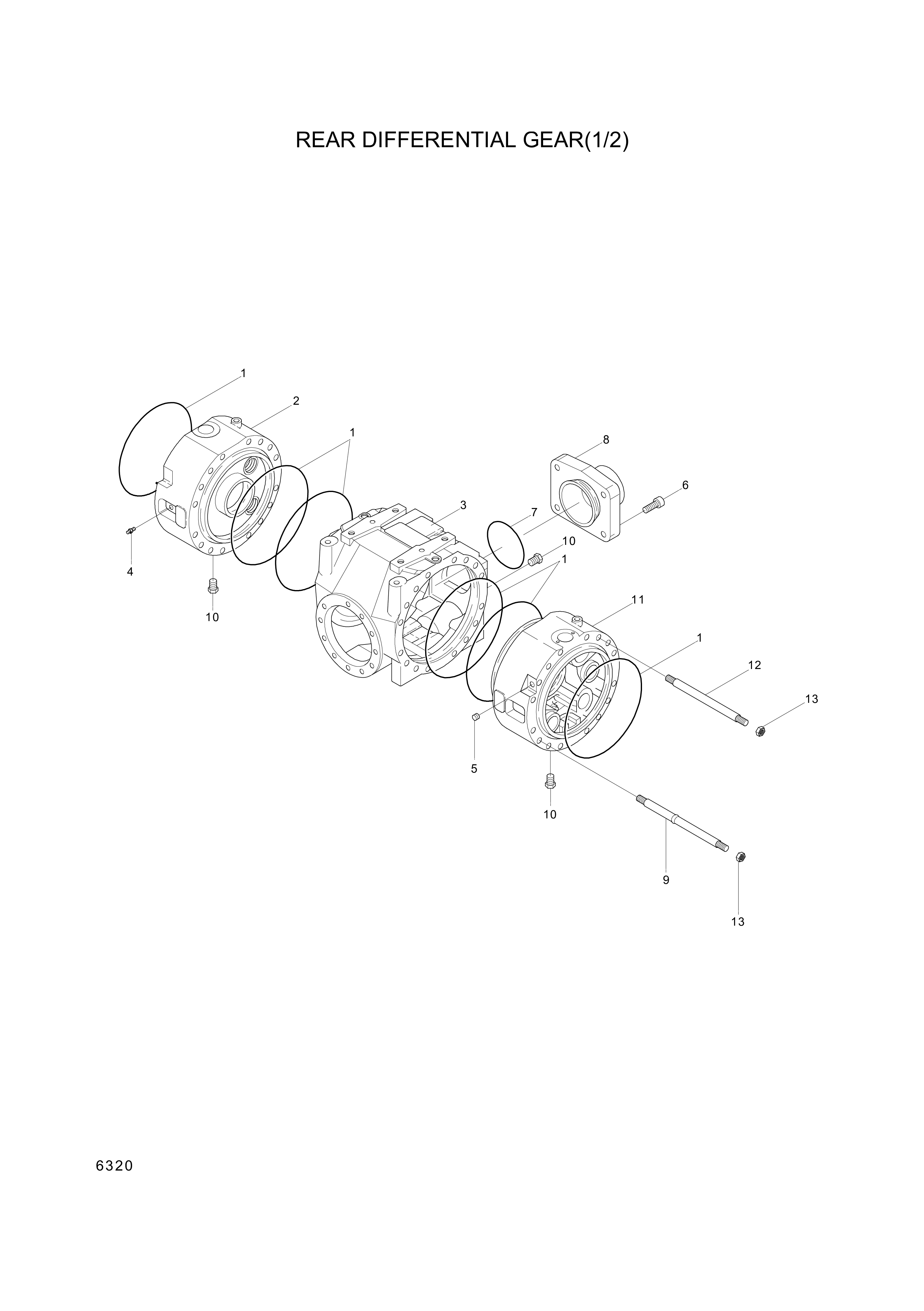 drawing for Hyundai Construction Equipment 001.05.1543 - O-RING (figure 4)