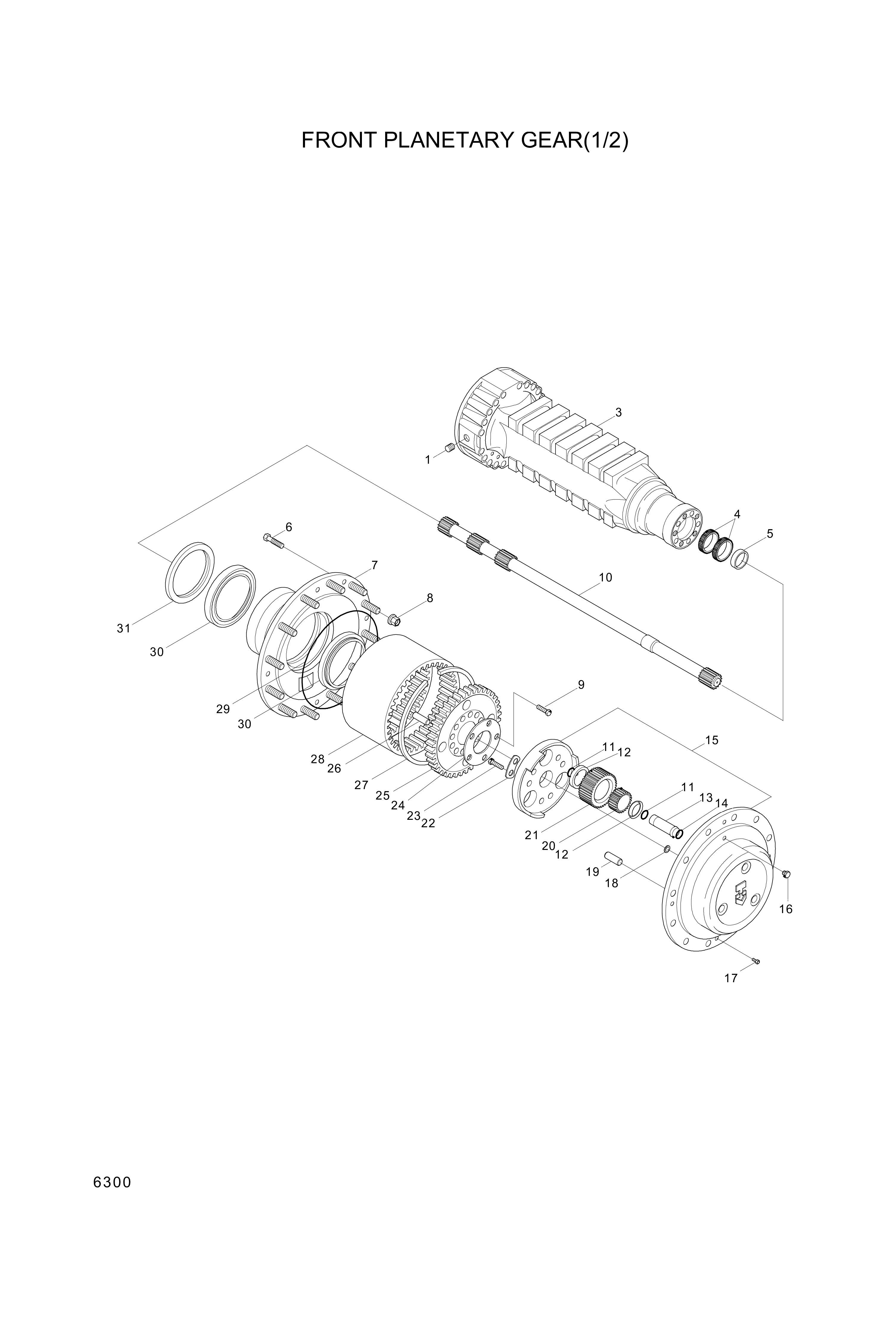 drawing for Hyundai Construction Equipment 002.07.1425 - RING-SNAP (figure 4)