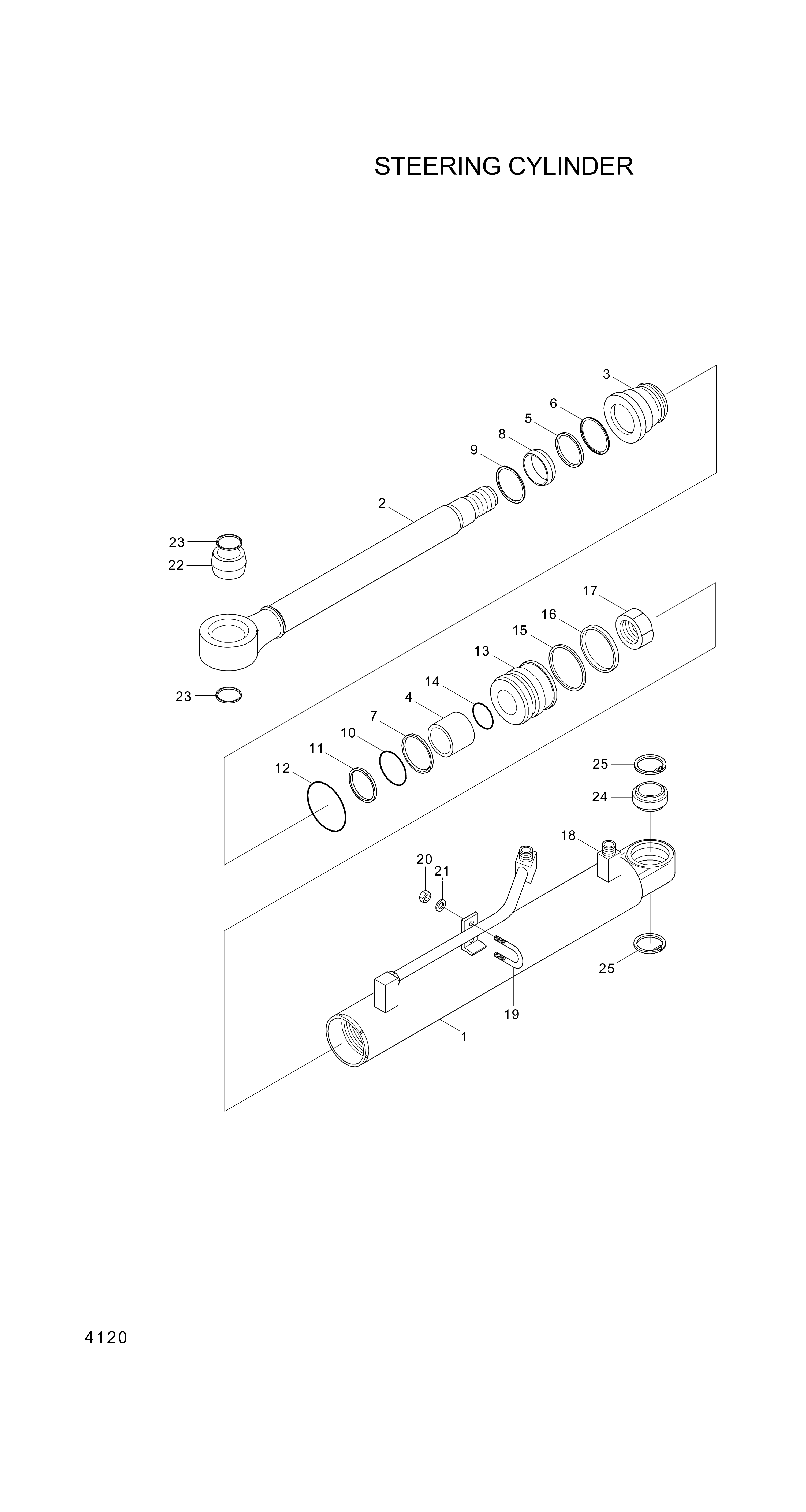 drawing for Hyundai Construction Equipment Y820-040001 - BEARING-SPHERICAL (figure 5)