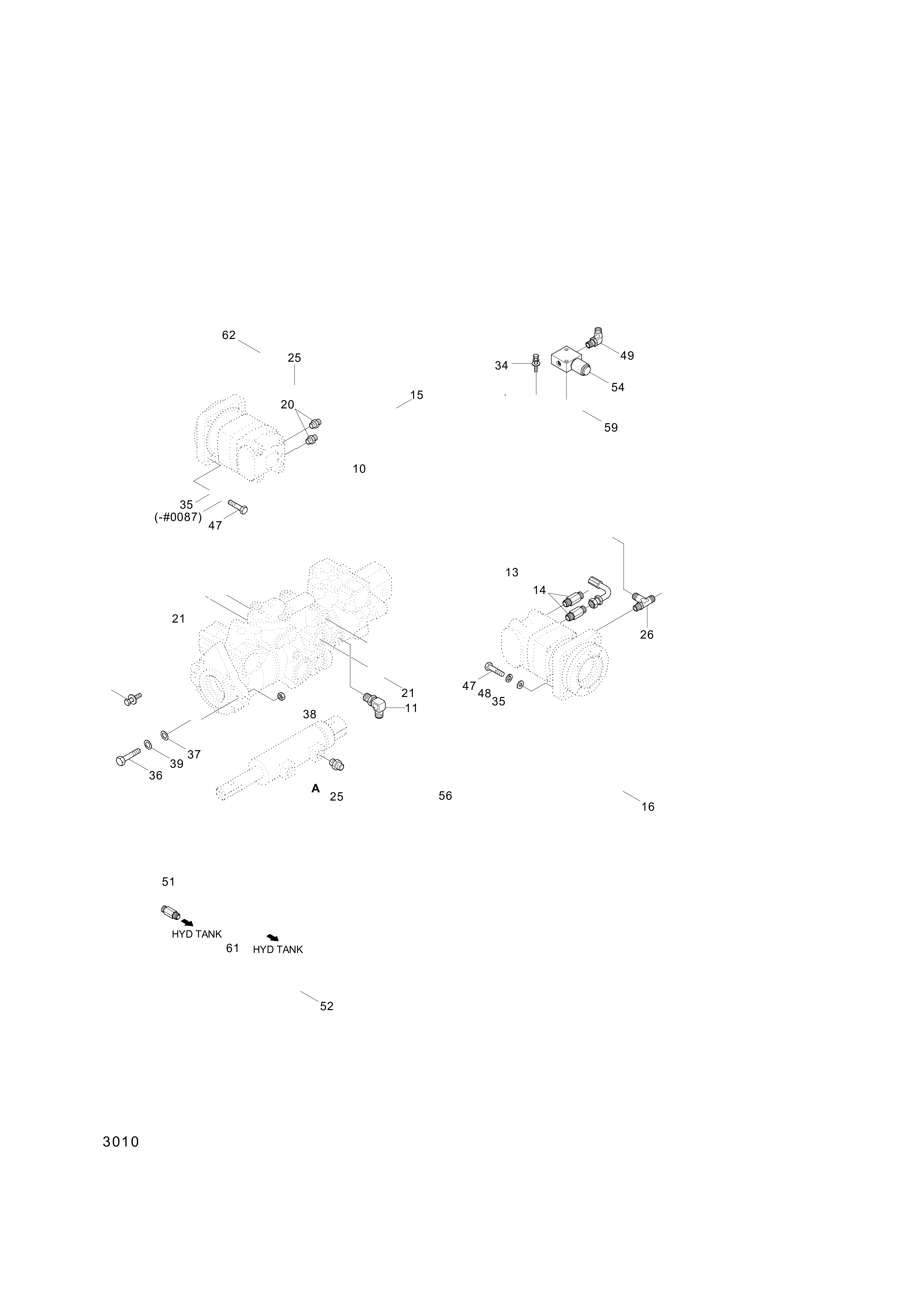 drawing for Hyundai Construction Equipment P933-062030 - HOSE ASSY-ORFS&THD (figure 1)