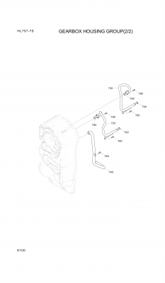 Technical drawing of Hyundai Construction Equipment ZGAQ-01408 PIPE-OIL with dimensions and layout (figure 3)