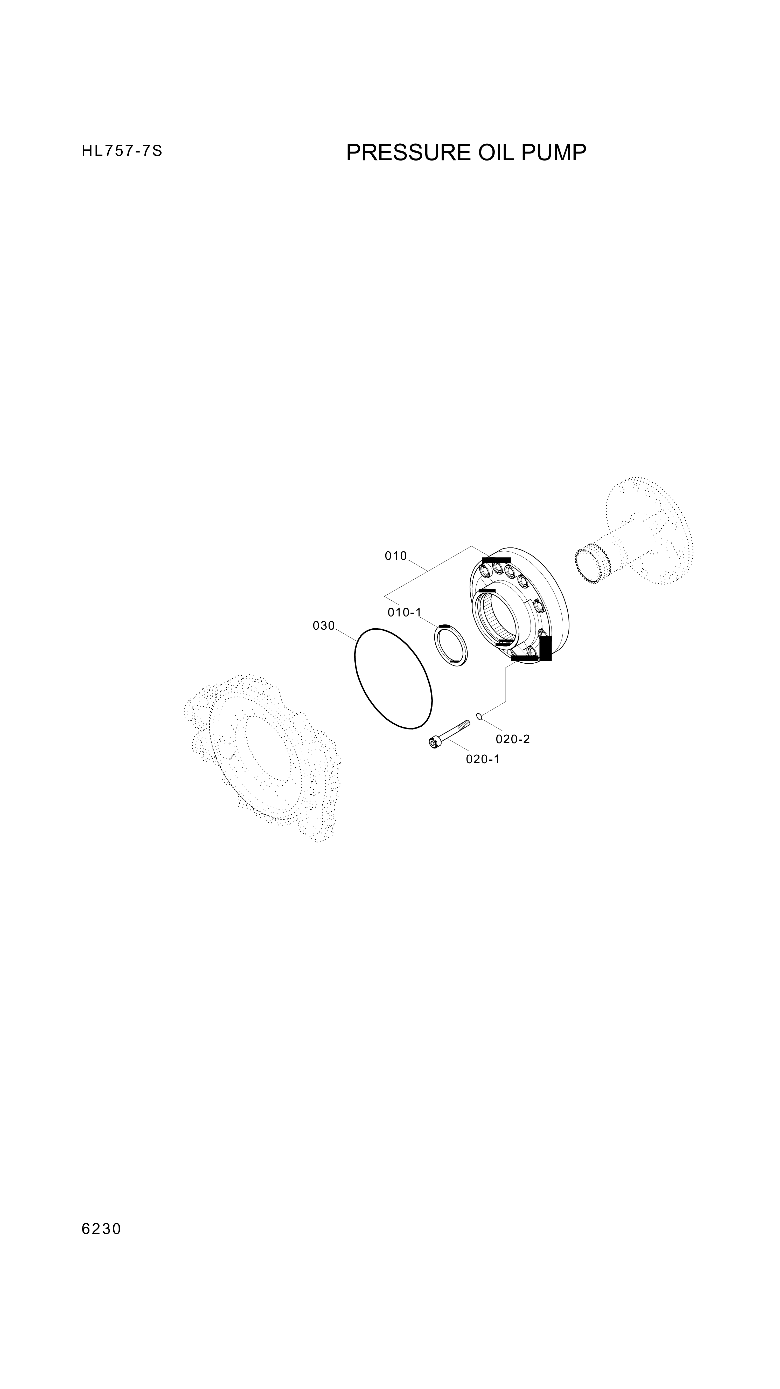 drawing for Hyundai Construction Equipment ZGAQ-02830 - PUMP ASSY-GEAR (figure 5)