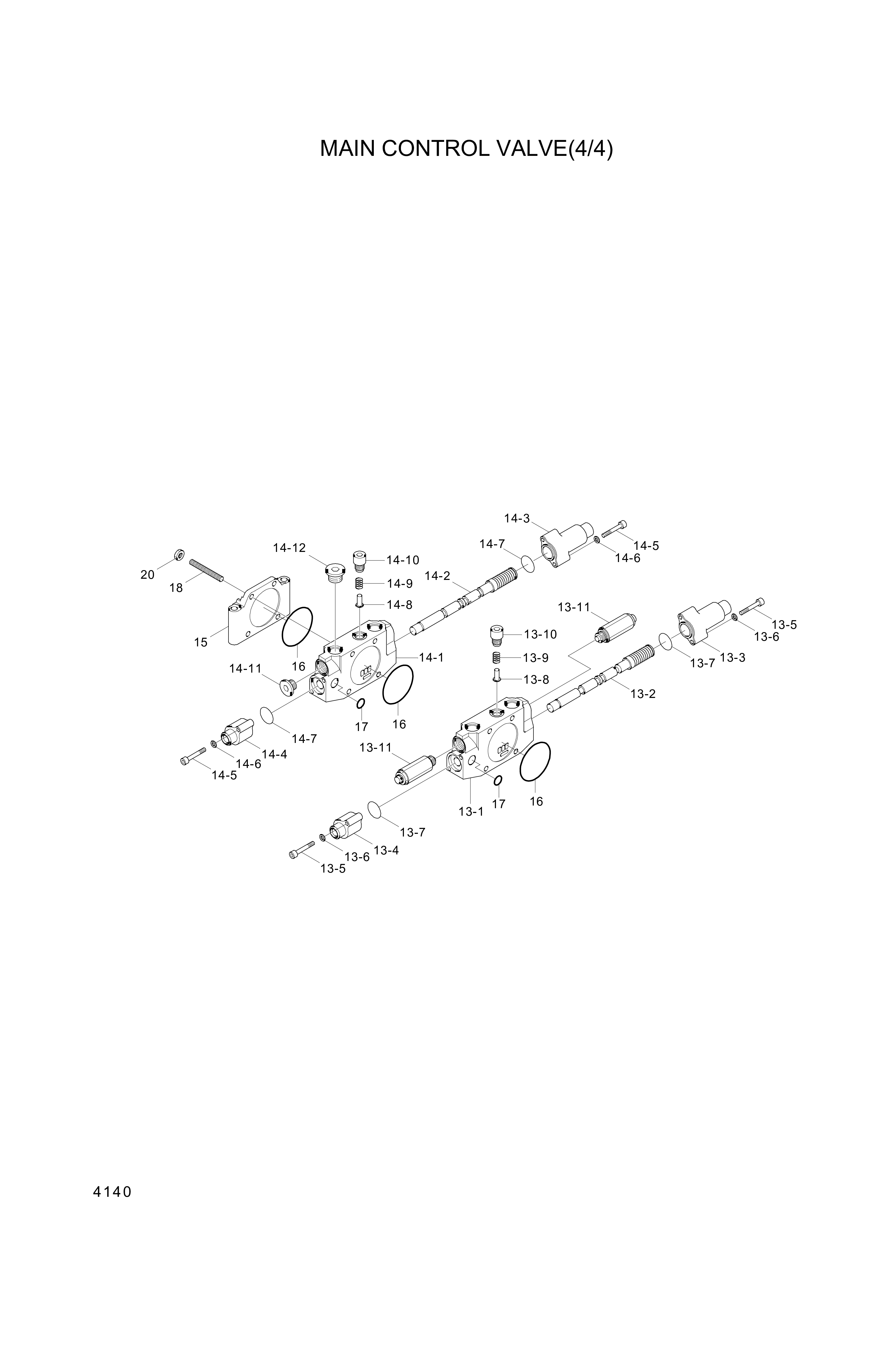 drawing for Hyundai Construction Equipment ORNM8 - NUT (figure 4)