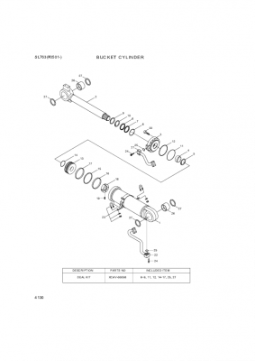 drawing for Hyundai Construction Equipment XCAV-00051 - NUT-LOCK (figure 2)