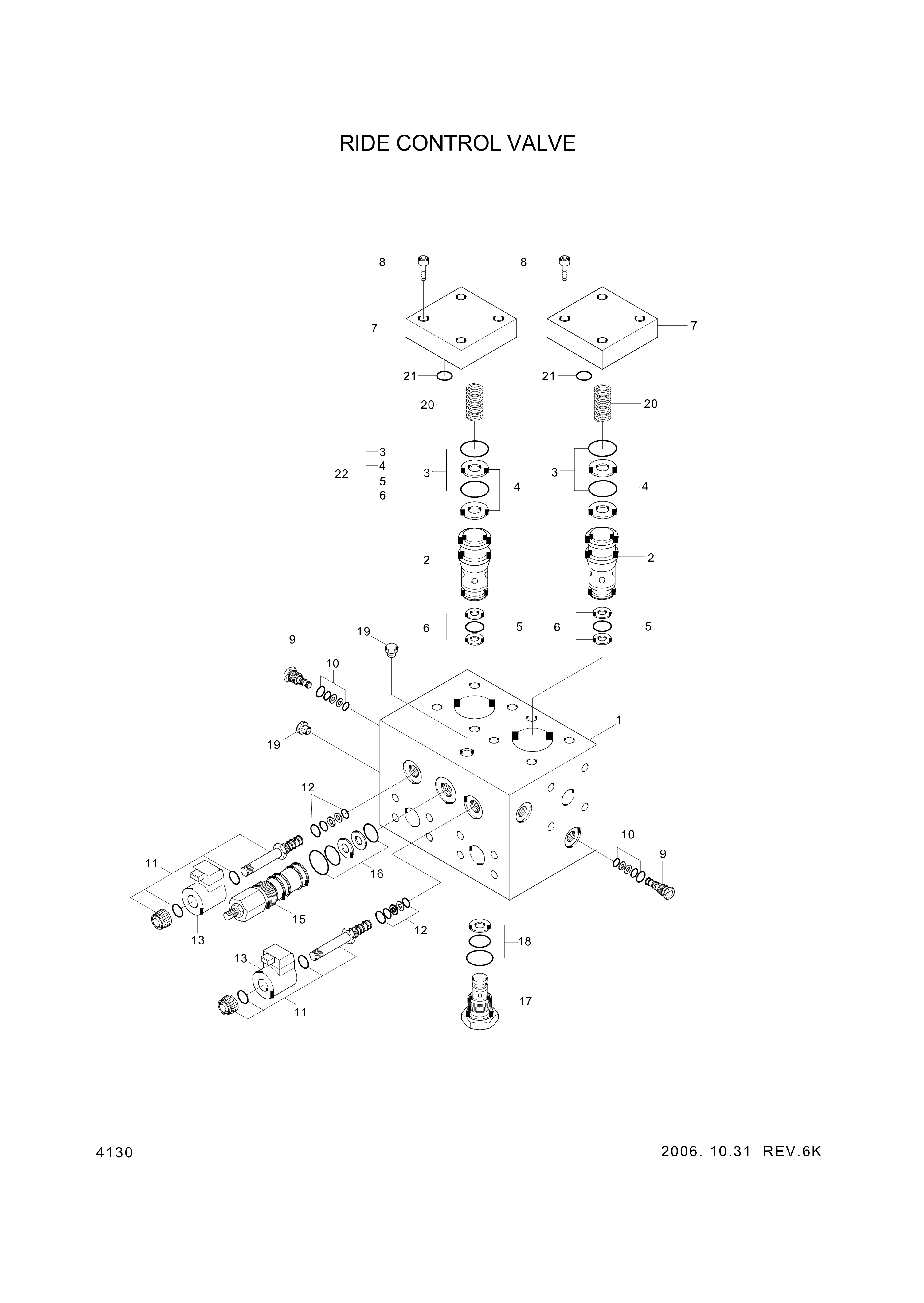 drawing for Hyundai Construction Equipment XKAL-00033 - VALVE-CHECK (figure 2)