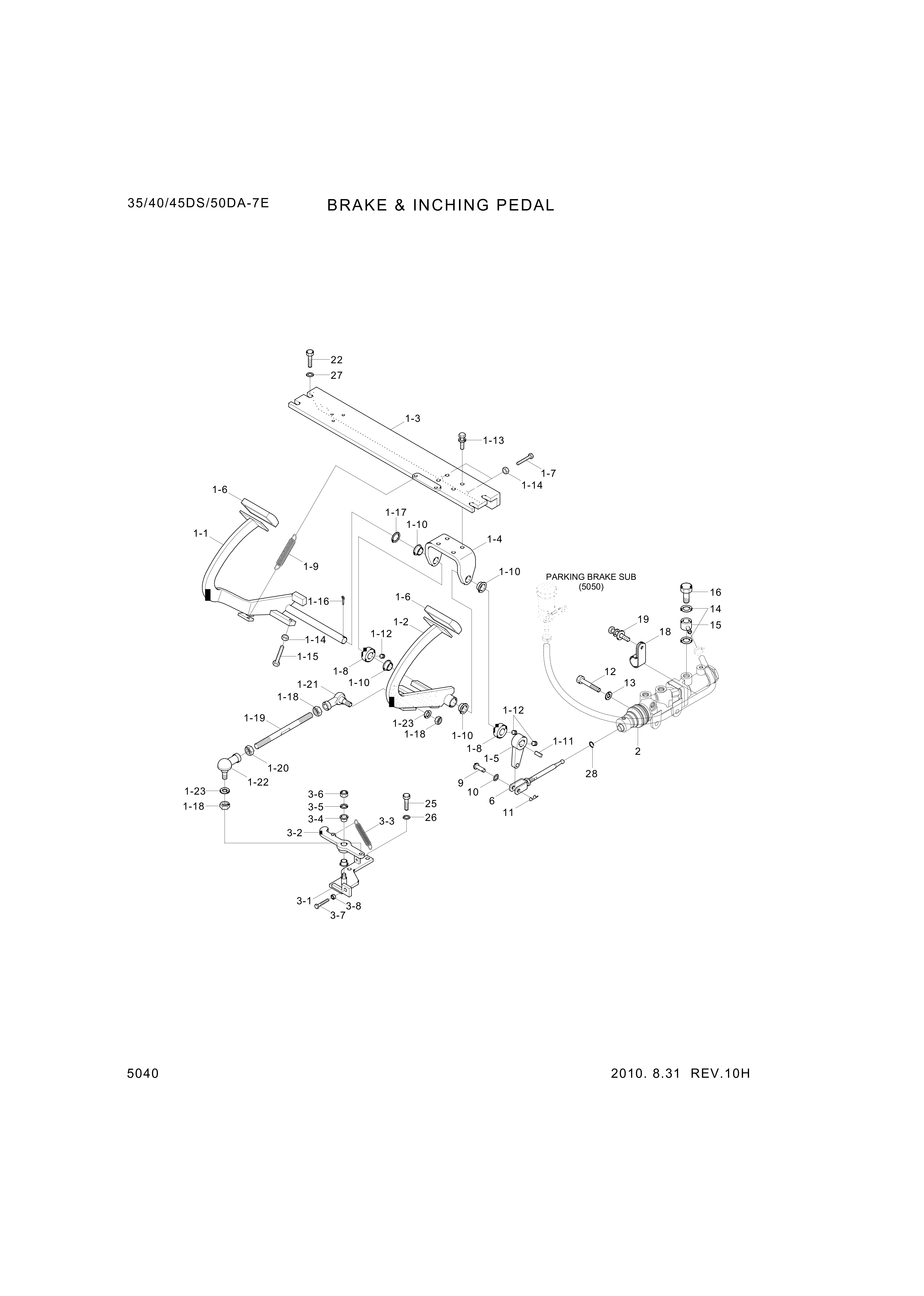 drawing for Hyundai Construction Equipment S461-320402 - PIN-SPLIT (figure 3)