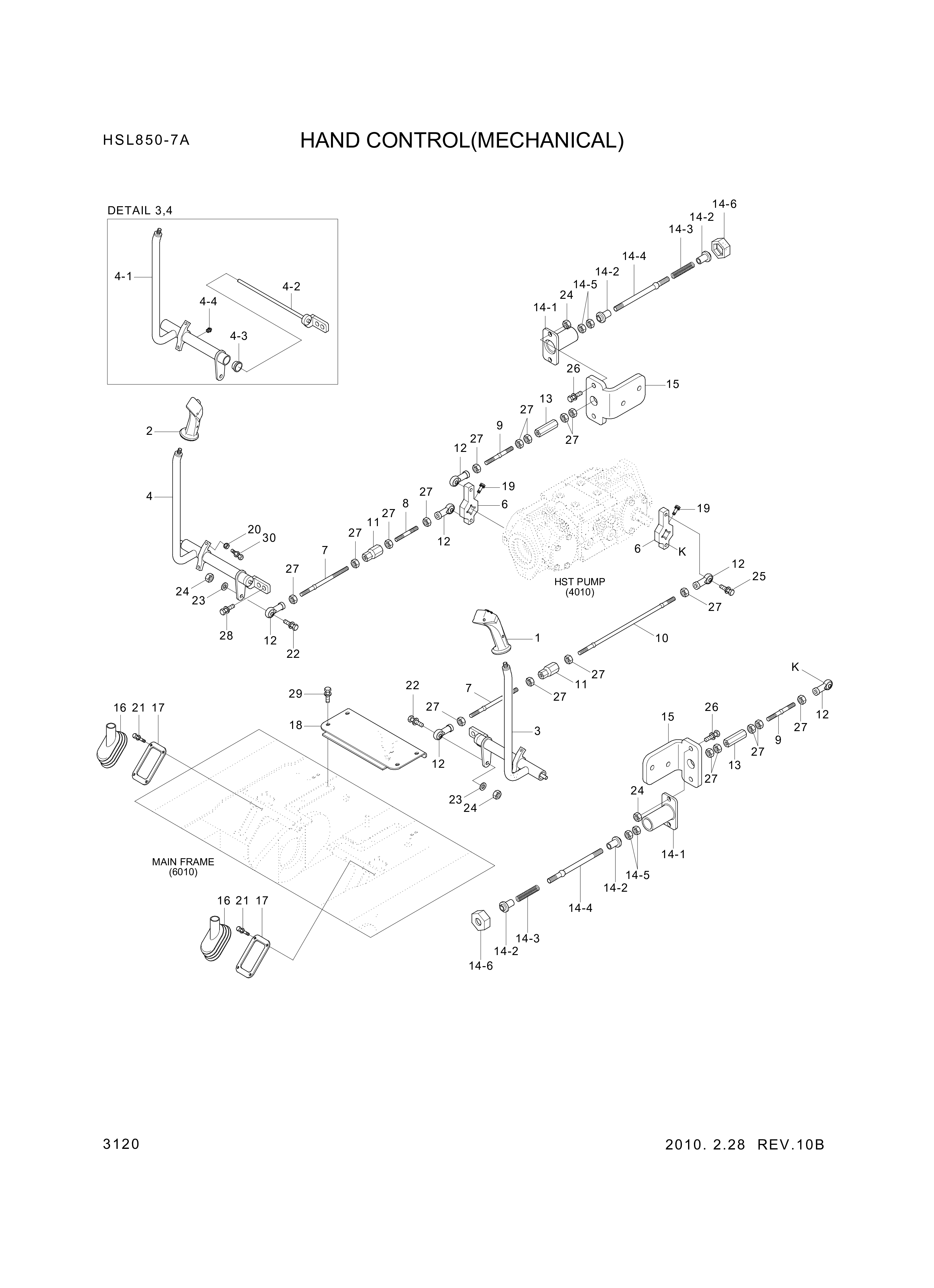 drawing for Hyundai Construction Equipment S255-10100B - NUT-HEX (figure 1)