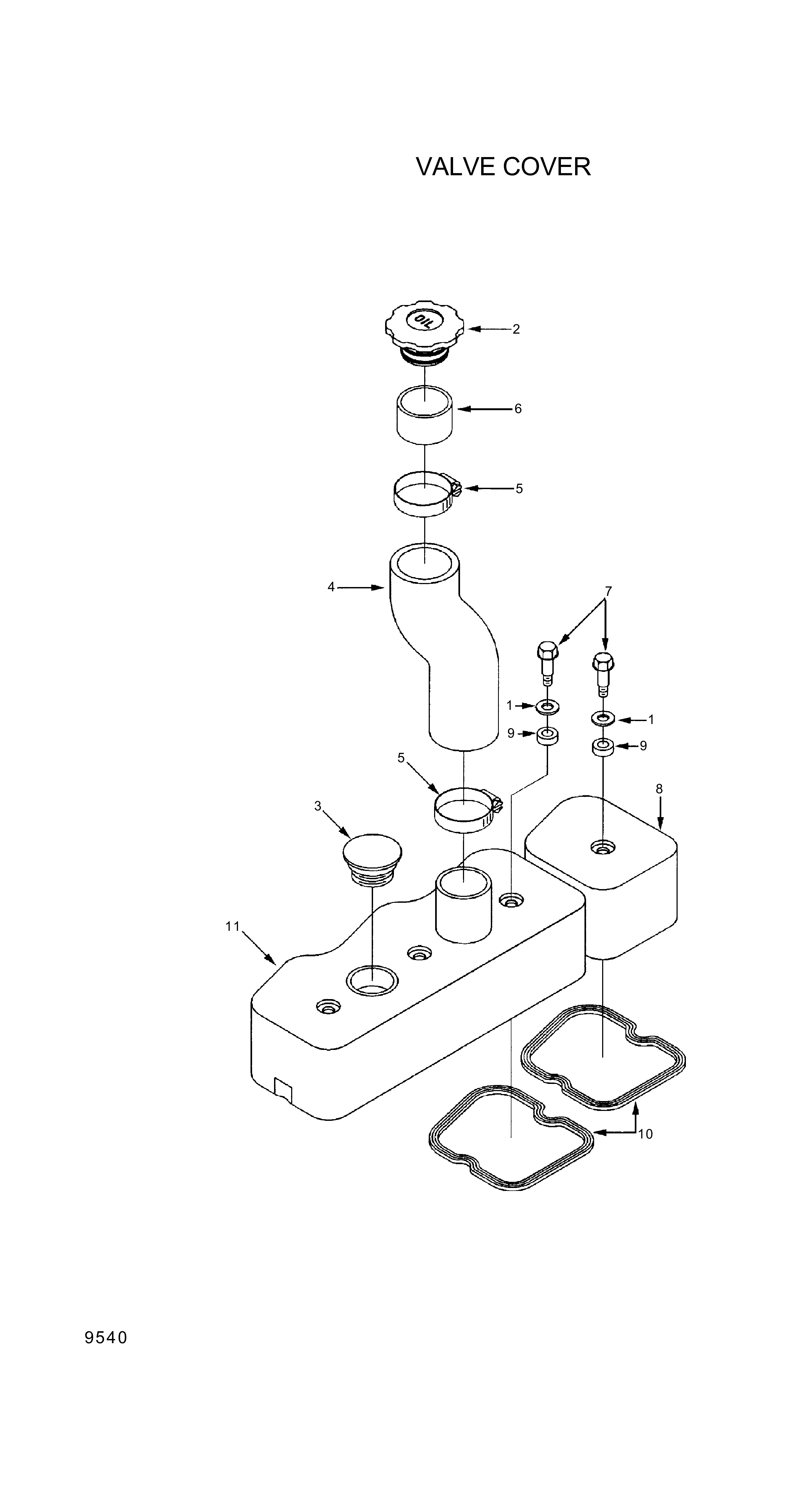 drawing for Hyundai Construction Equipment YUBP-06640 - PIPE-FILLER (figure 3)