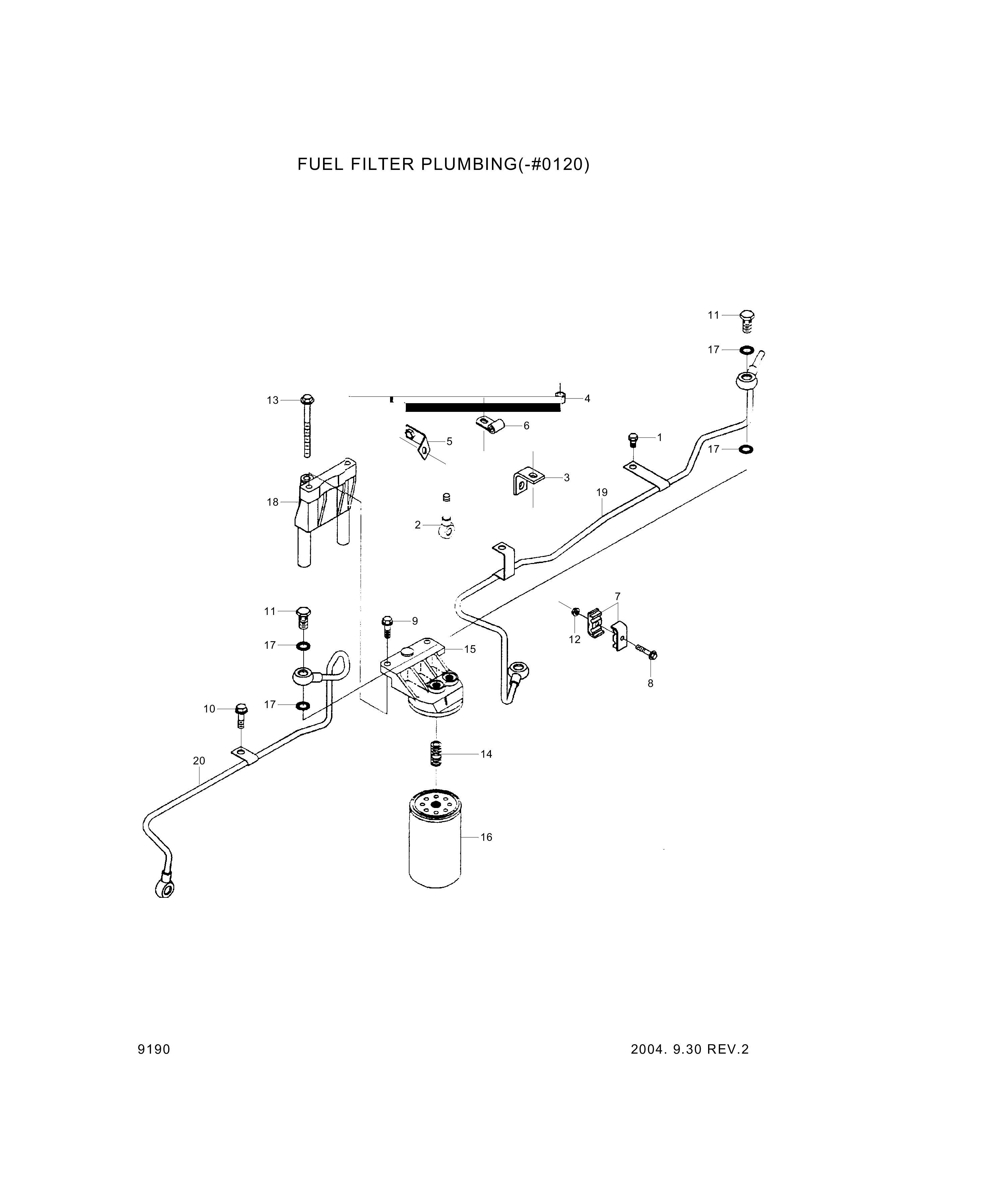 drawing for Hyundai Construction Equipment YUBP-06660 - SPACER-MOUNT (figure 2)