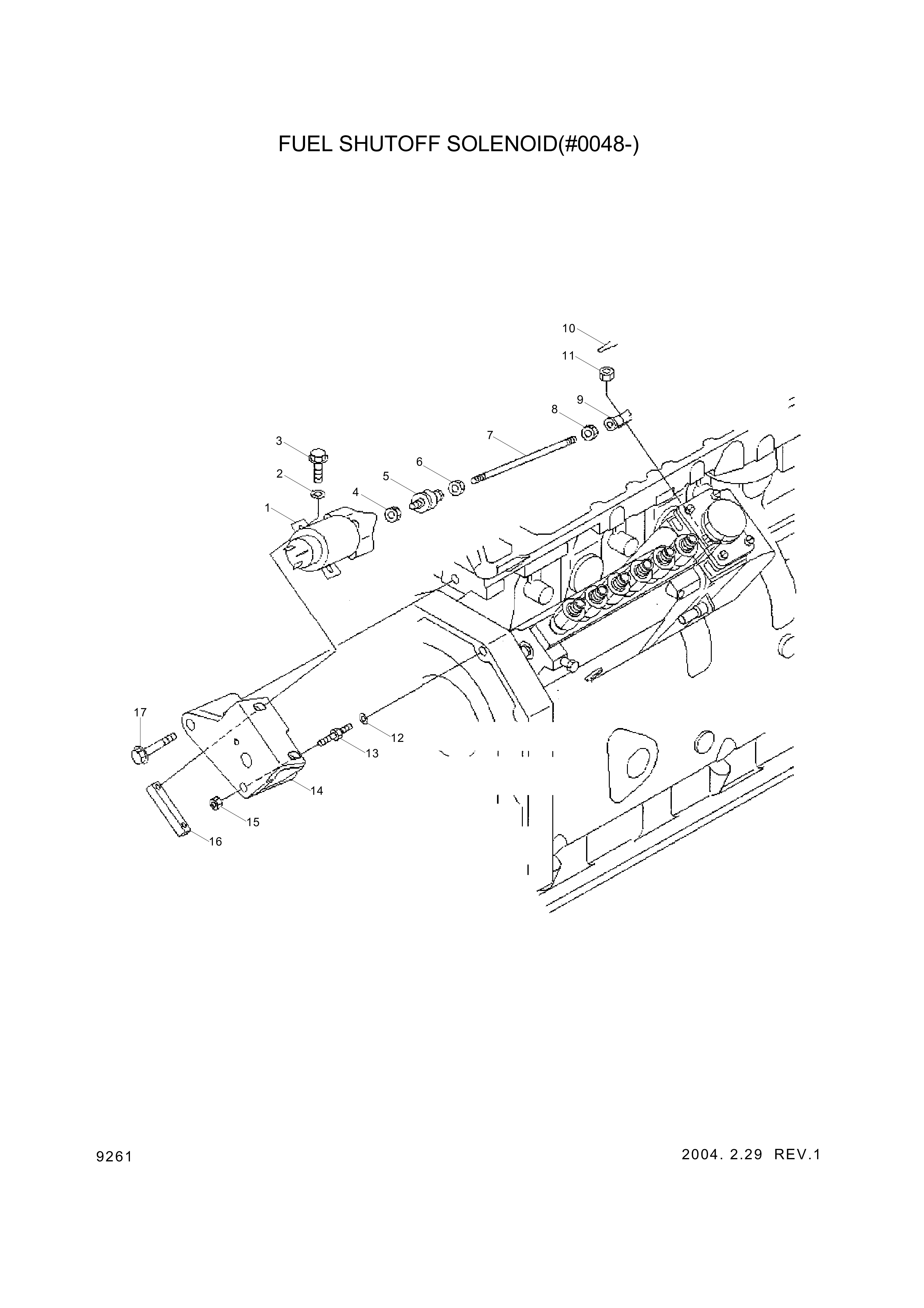 drawing for Hyundai Construction Equipment YUBP-06648 - SCREW (figure 3)