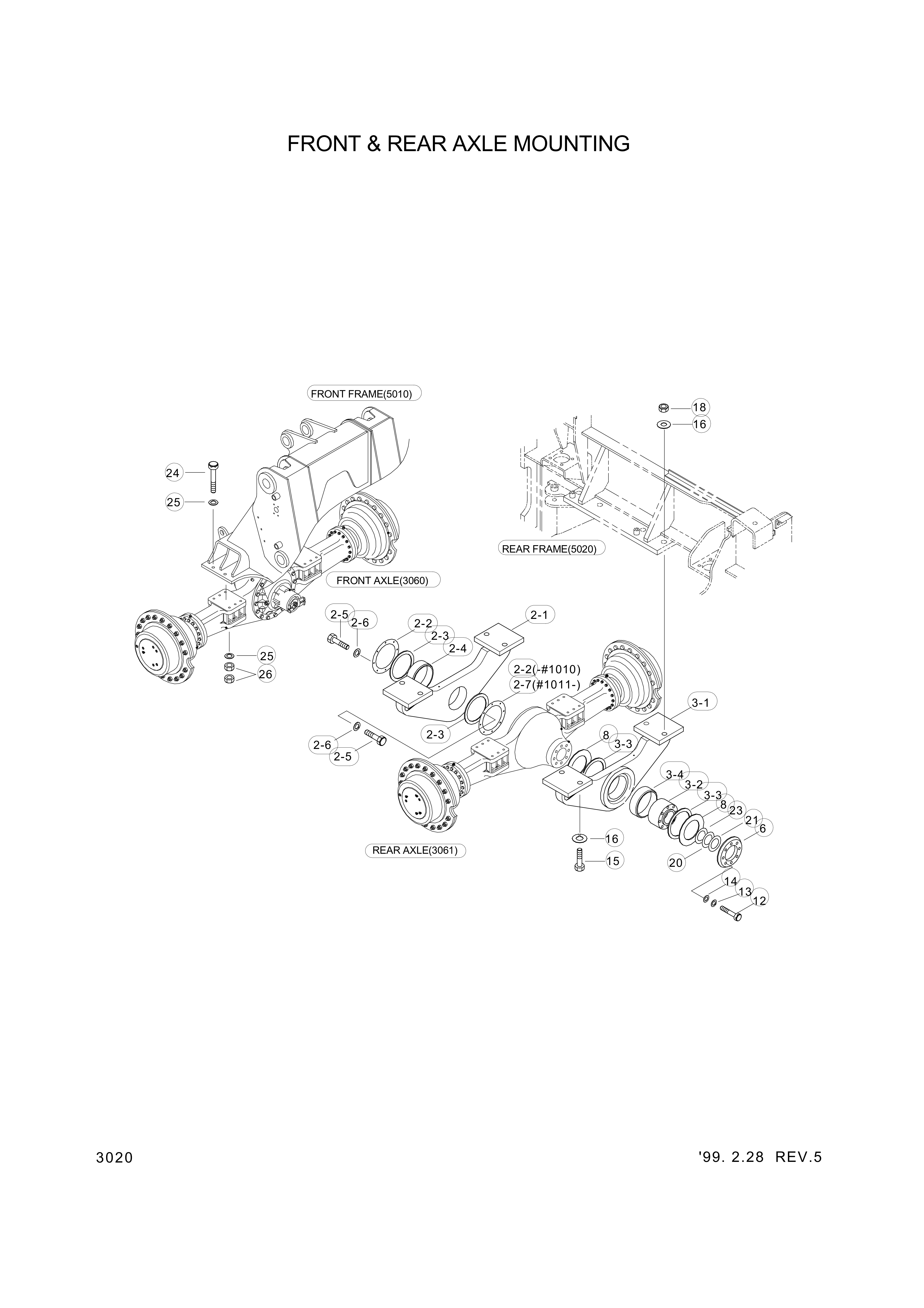 drawing for Hyundai Construction Equipment 84L3-00200 - BUSHING-PIN (figure 3)