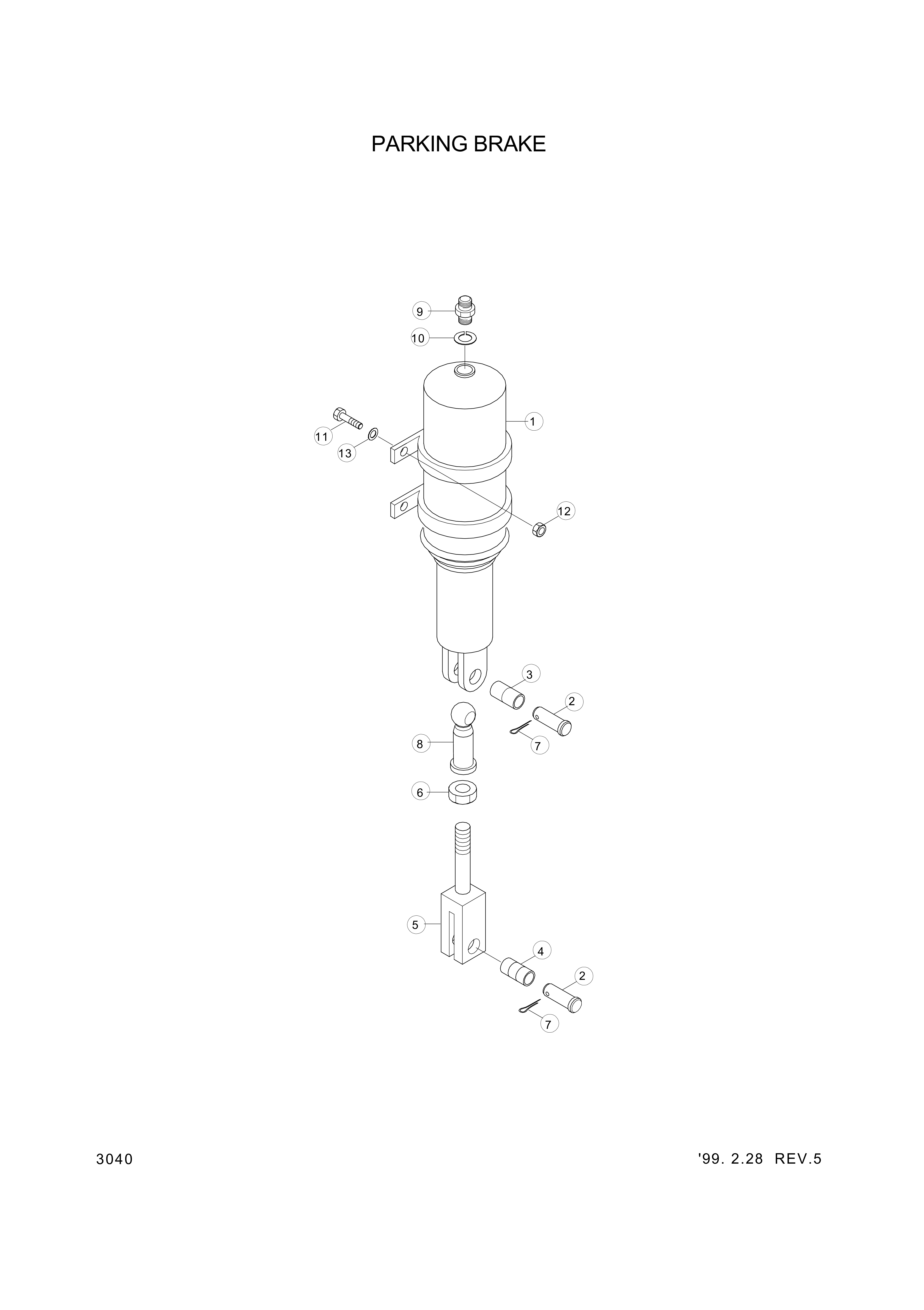 drawing for Hyundai Construction Equipment 81L3-0138 - BUSHING-DU (figure 1)