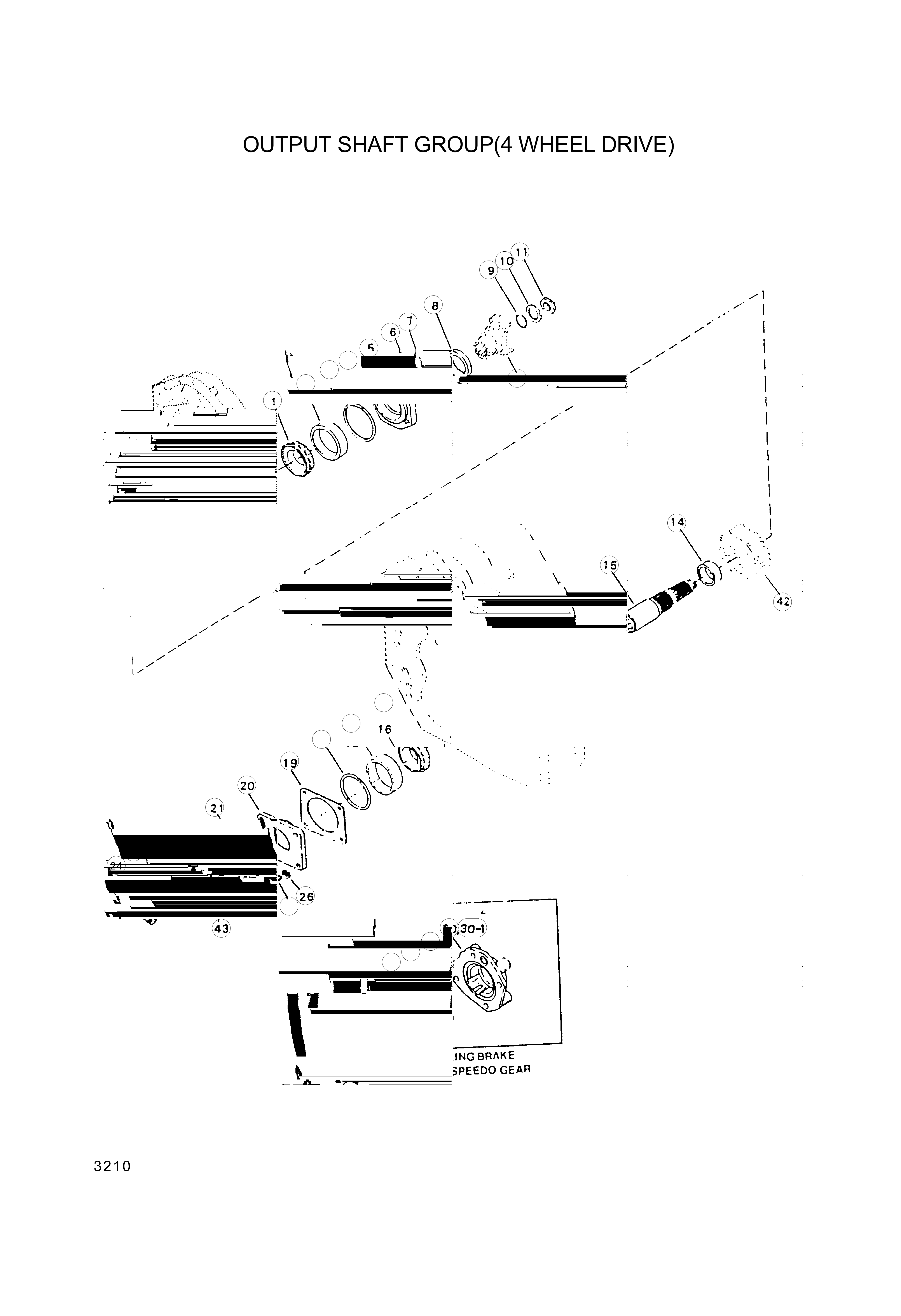 drawing for Hyundai Construction Equipment YBAA-00974 - FLANGE-OUTPUT (figure 1)