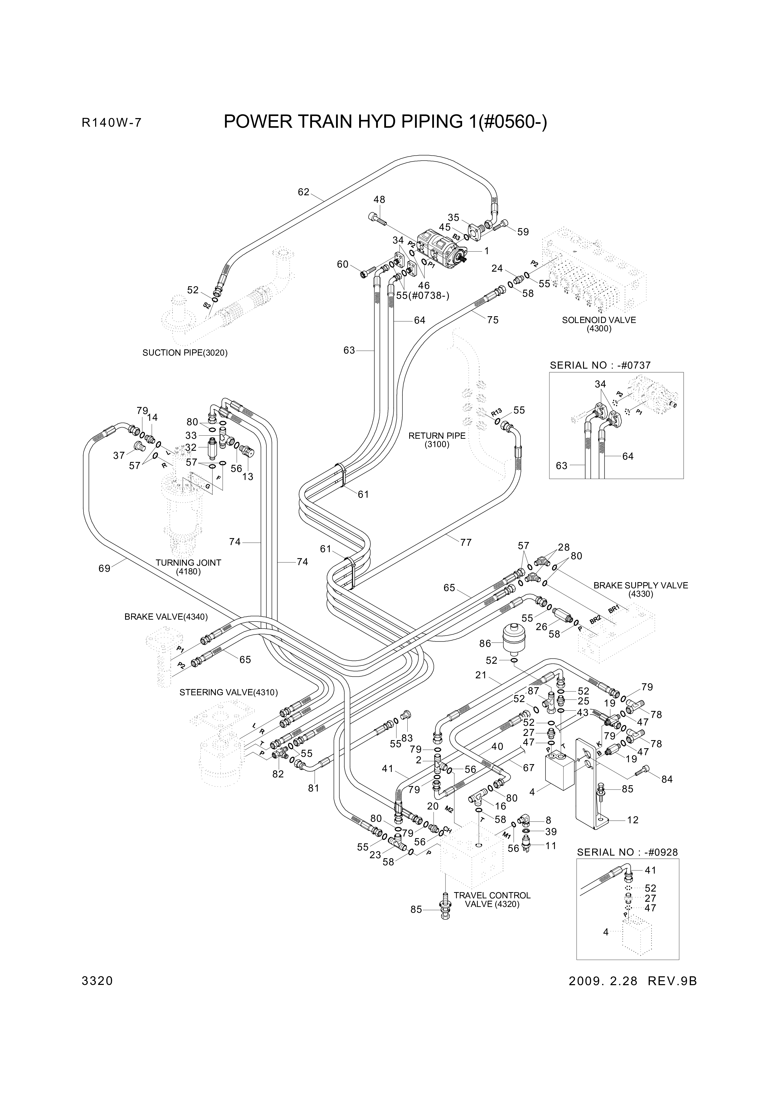 drawing for Hyundai Construction Equipment P930-062011 - HOSE ASSY-ORFS&THD (figure 3)