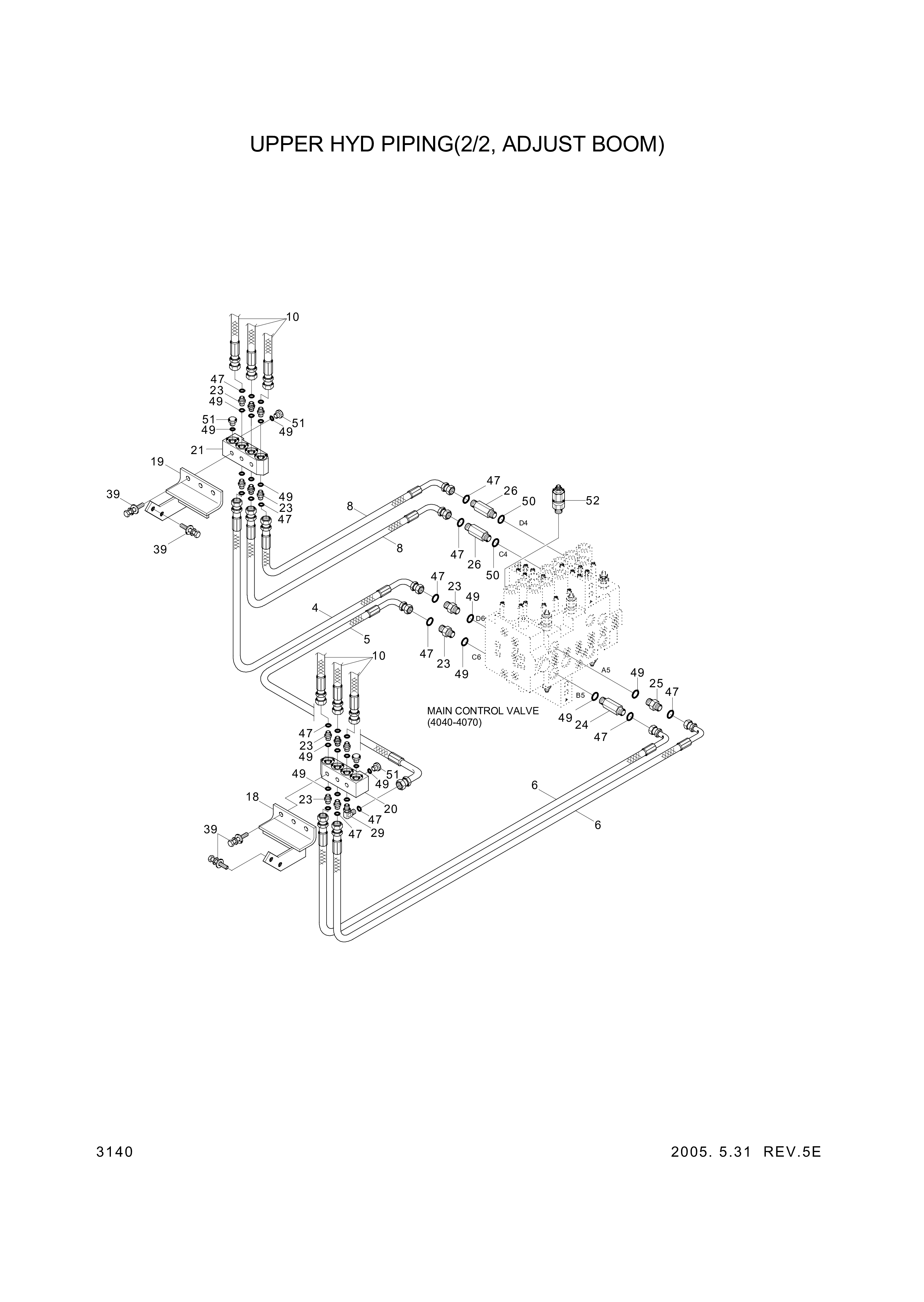 drawing for Hyundai Construction Equipment P930-127012 - HOSE ASSY-ORFS&THD (figure 1)