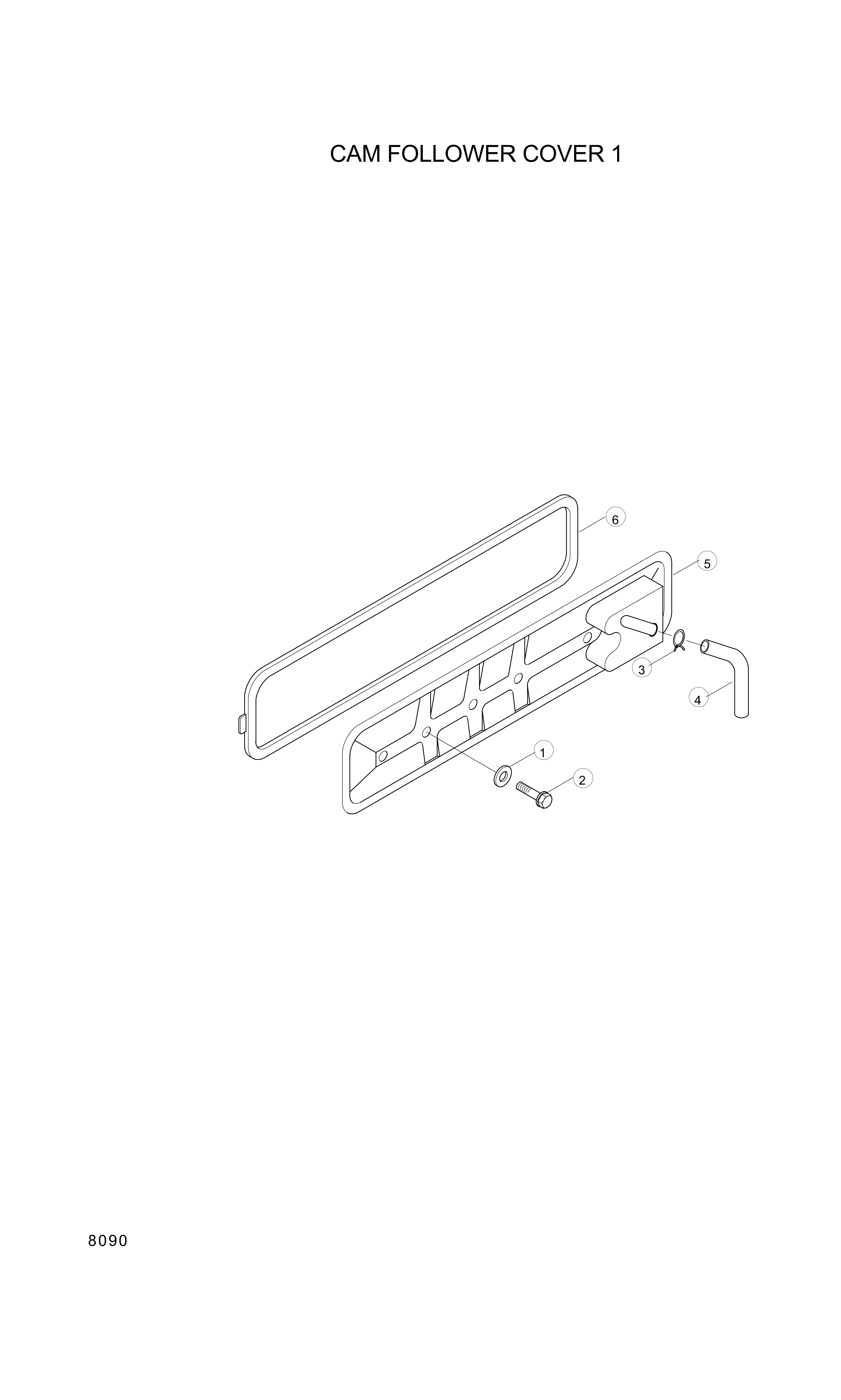 drawing for Hyundai Construction Equipment YUBP-05109 - GASKET (figure 3)