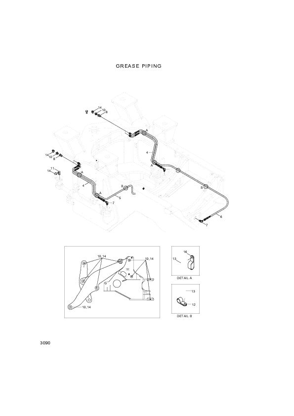 drawing for Hyundai Construction Equipment 61E7-0059 - FITTING-90 (figure 1)