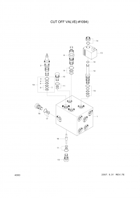 drawing for Hyundai Construction Equipment XKAL-00007 - O-RING (figure 4)