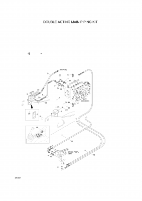 drawing for Hyundai Construction Equipment P973-166327 - HOSE ASSY-ORFS&FLG (figure 5)