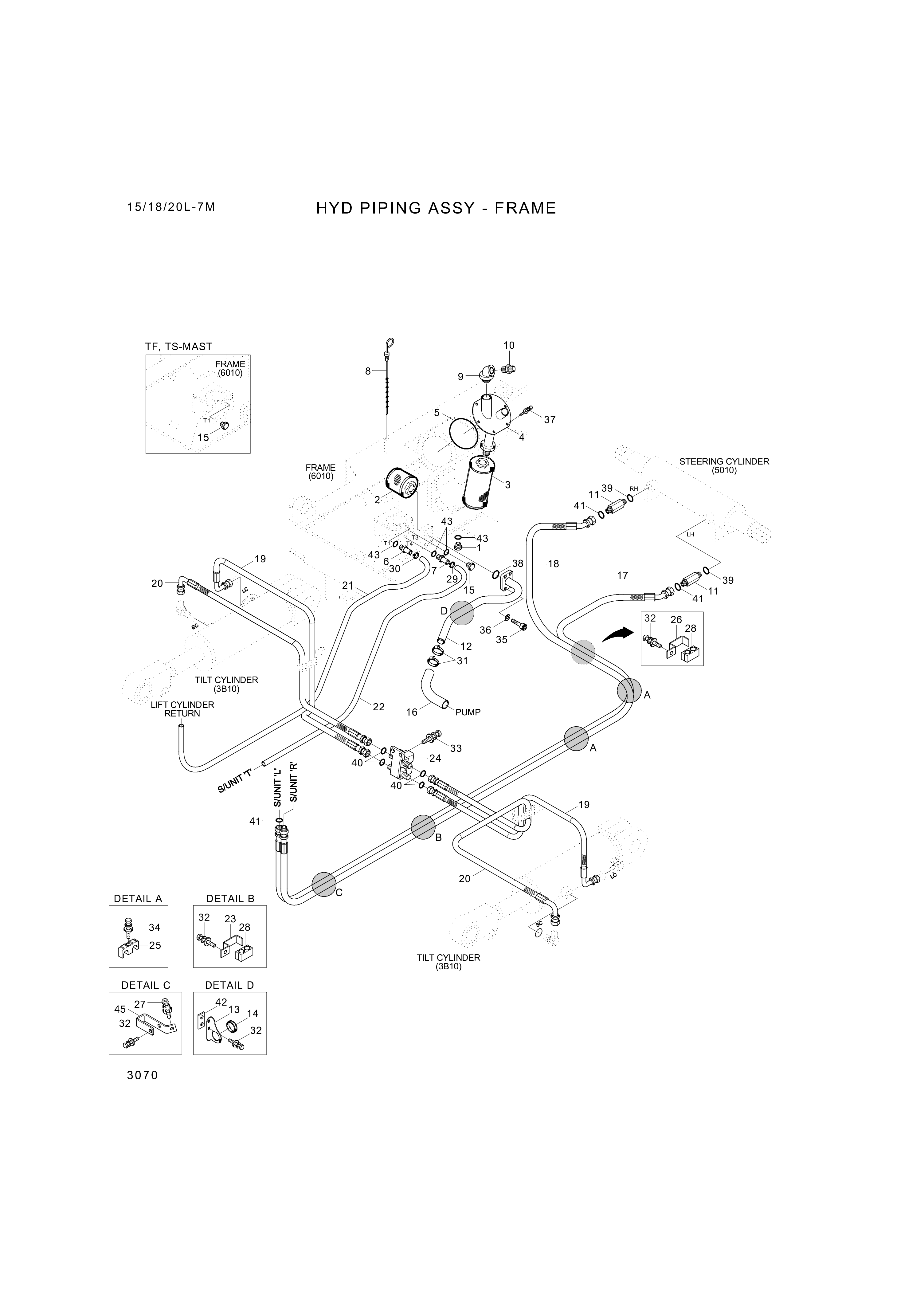 drawing for Hyundai Construction Equipment 35HC-10011 - HOSE ASSY-ORFS&THD (figure 3)