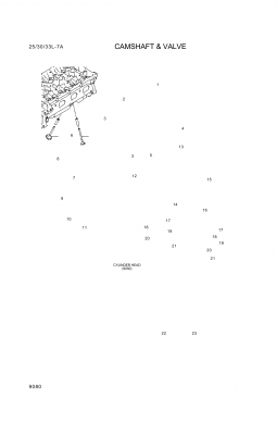 drawing for Hyundai Construction Equipment 11403-06253 - Bolt-Flange (figure 2)