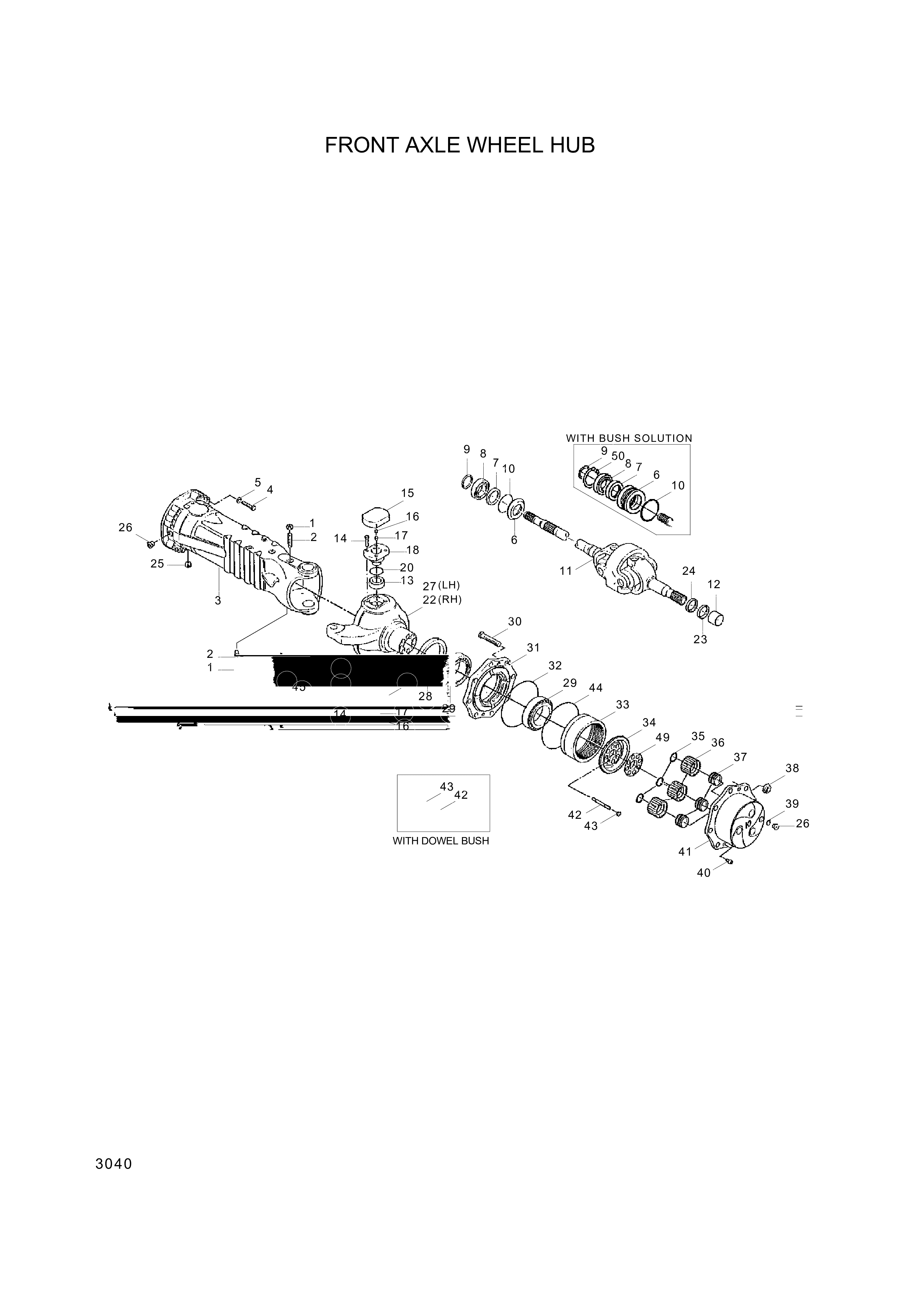 drawing for Hyundai Construction Equipment 005.01.0121 - BALL BEARING (figure 3)