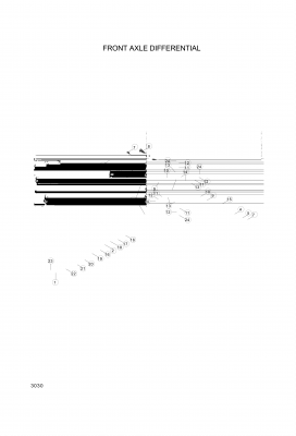 drawing for Hyundai Construction Equipment 9530401201 - NUT-RING (figure 3)