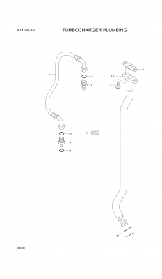 drawing for Hyundai Construction Equipment YUBP-06623 - GASKET (figure 1)