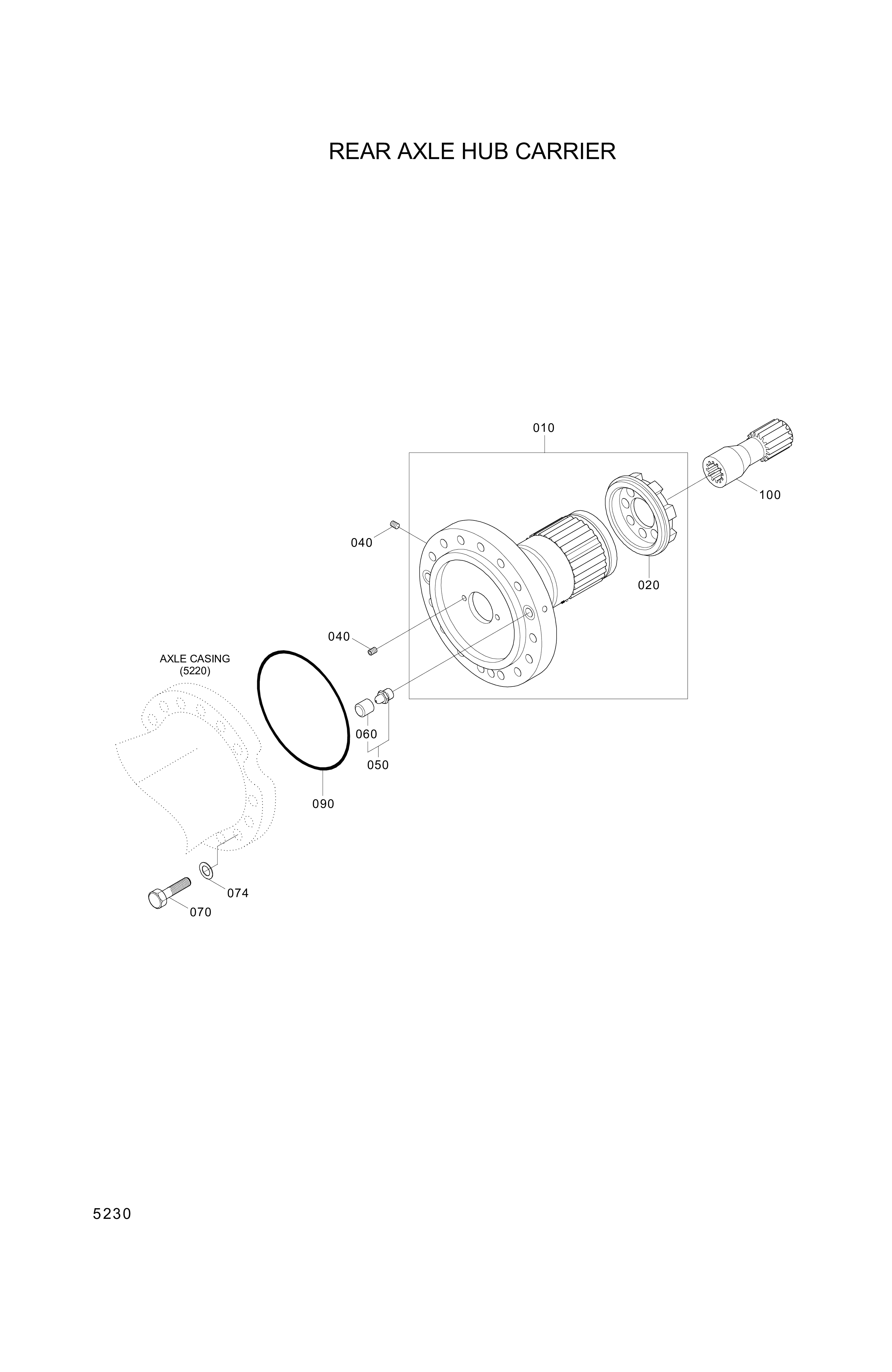 drawing for Hyundai Construction Equipment ZGAQ-02202 - SCREW-HEX (figure 4)