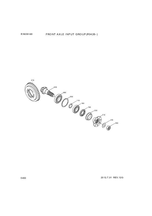 drawing for Hyundai Construction Equipment ZGAQ-04460 - FLANGE-INPUT (figure 1)