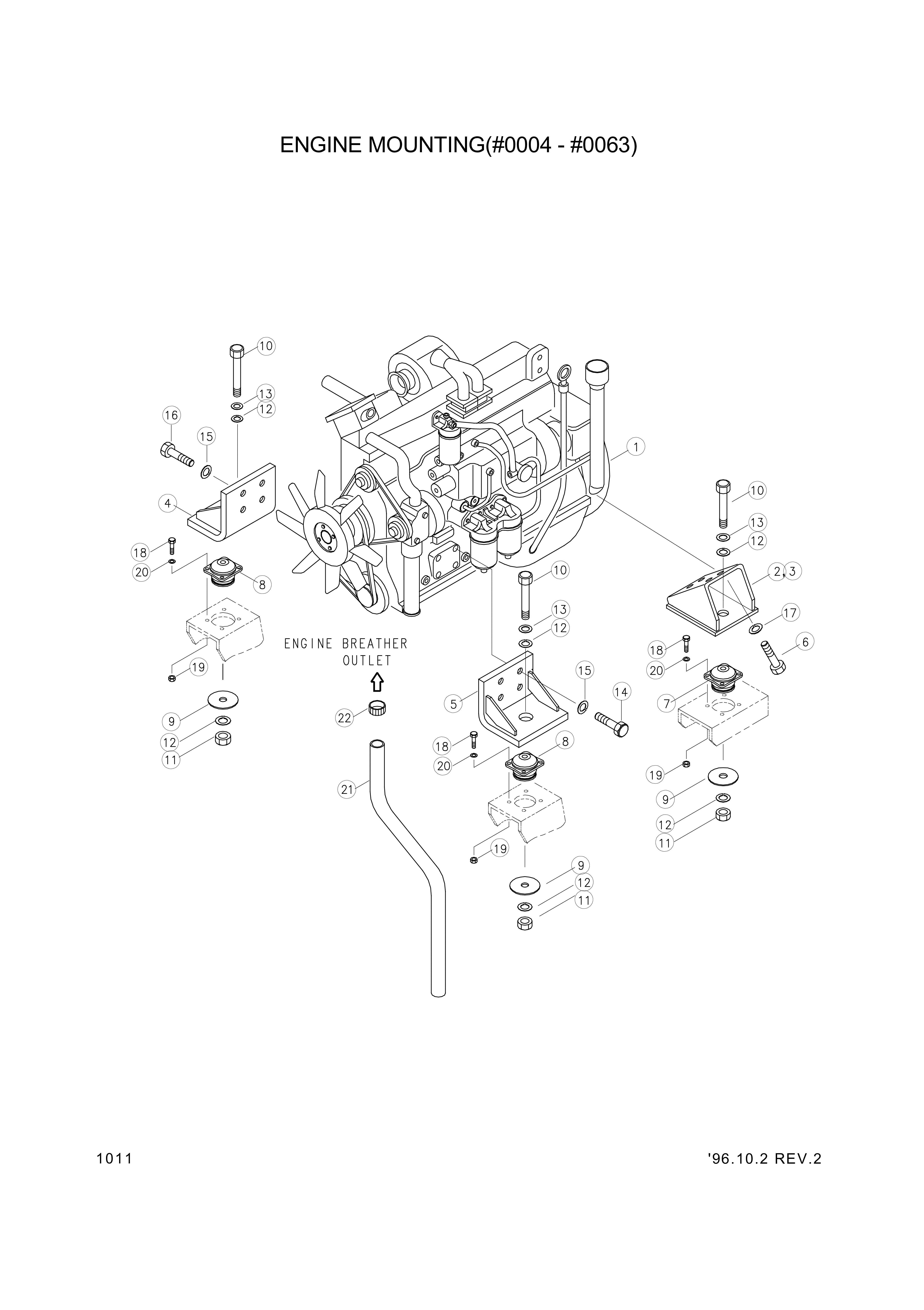 drawing for Hyundai Construction Equipment 14L1-00270 - RESILIENT (figure 5)