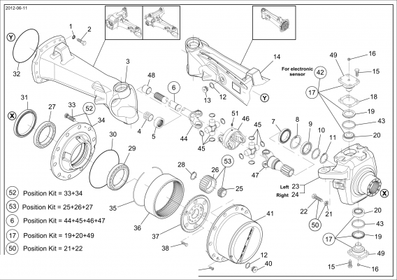 drawing for VALTRA 31790300 - THRUST BUSHING (figure 1)