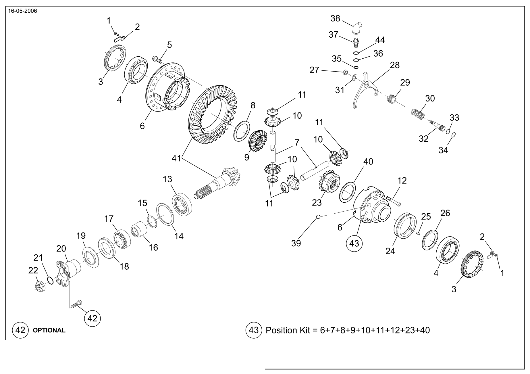 drawing for MERLO 048711 - SHIM (figure 2)