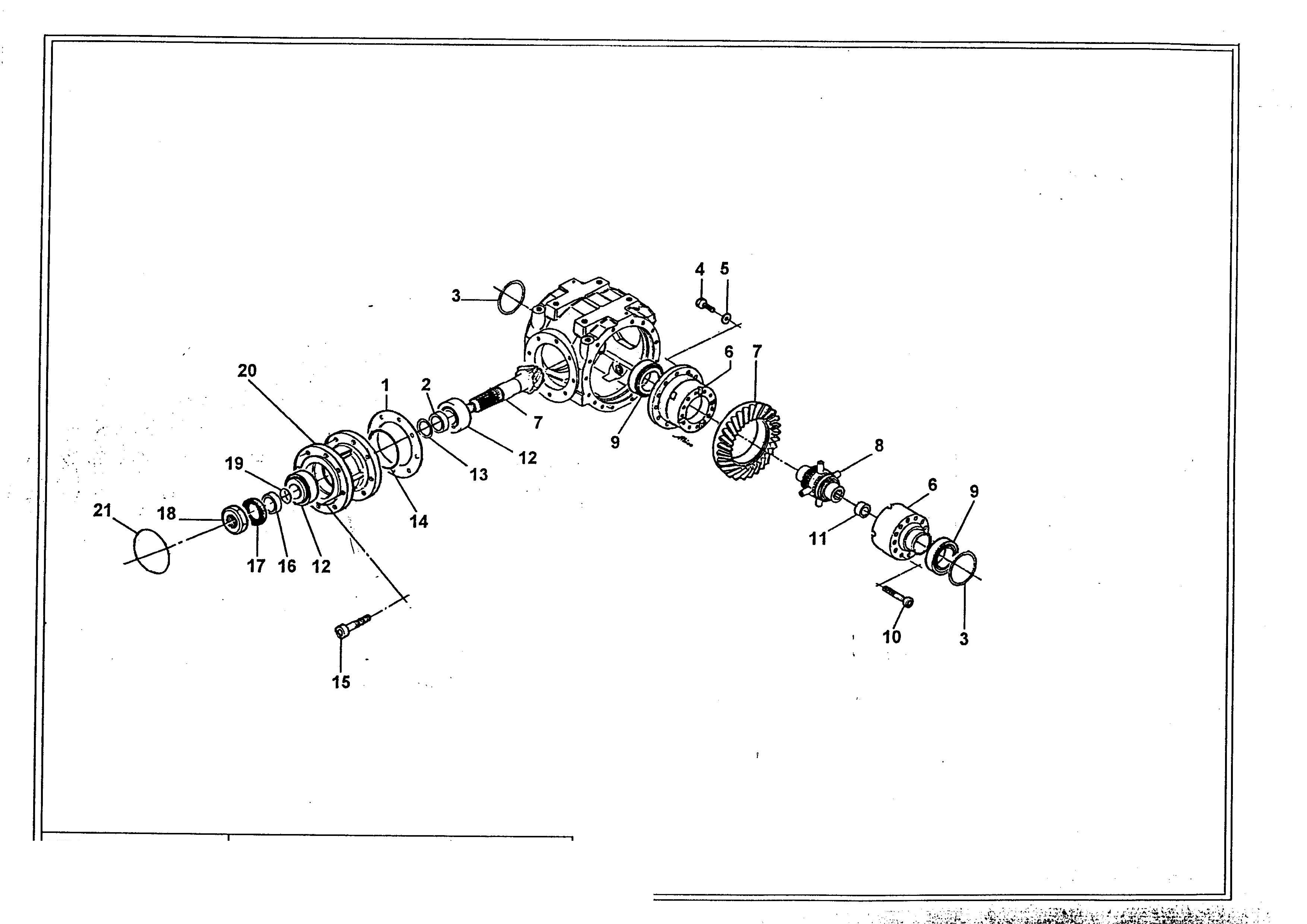 drawing for VENIERI 243.3.113 - TAPER ROLLER BEARING (figure 1)