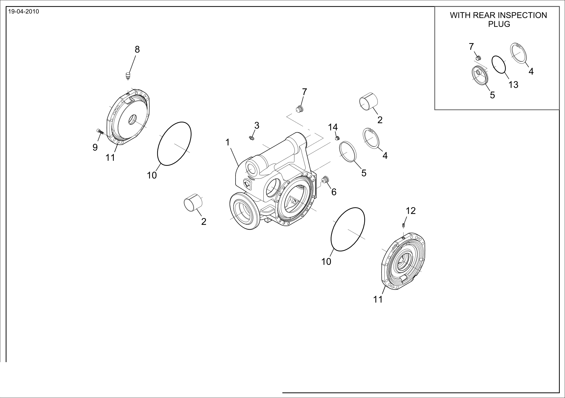 drawing for CNH NEW HOLLAND 71482548 - SEAL - O-RING (figure 1)