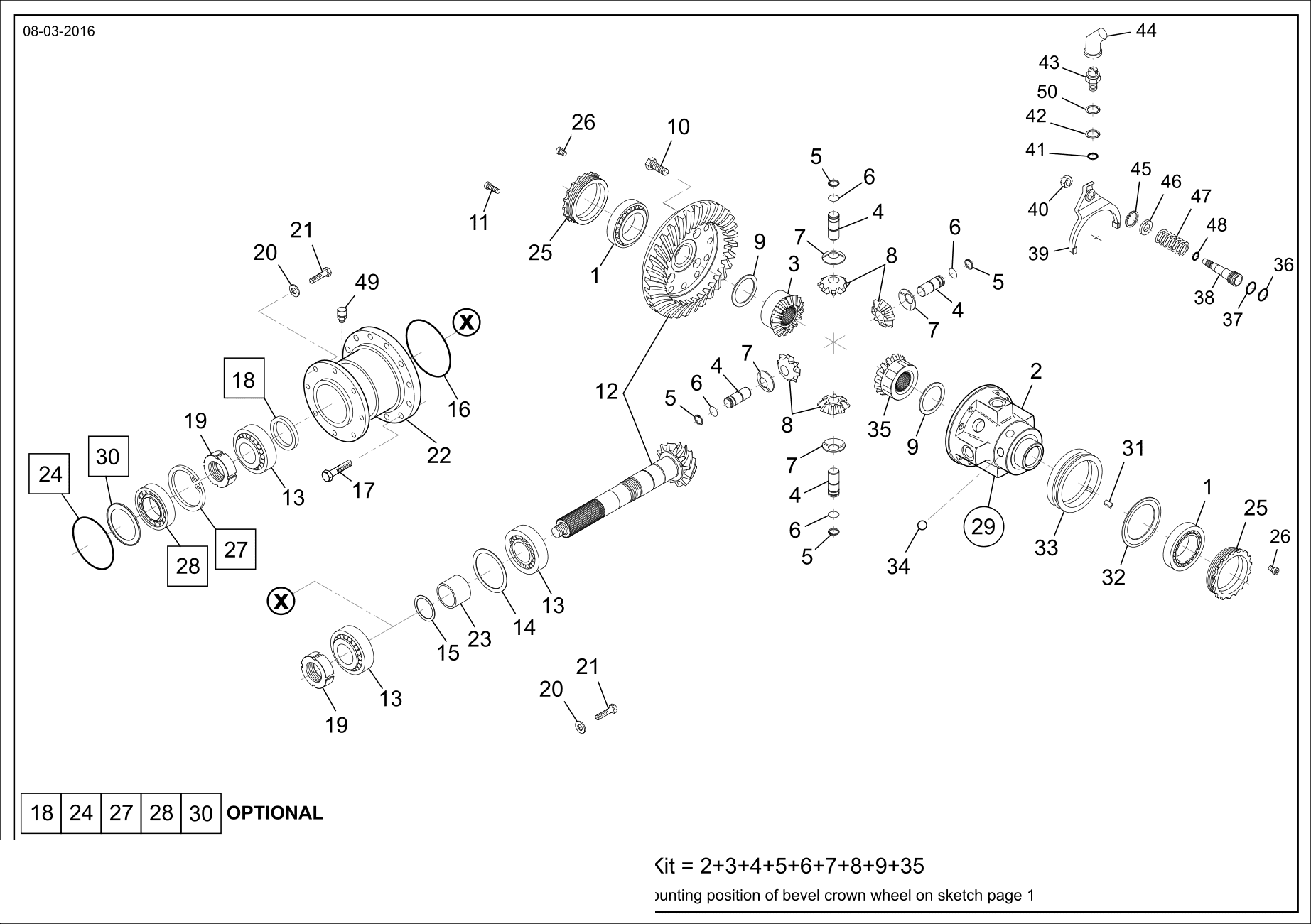 drawing for ATLAS WEYHAUSEN 1659461 - TAPER ROLLER BEARING (figure 2)