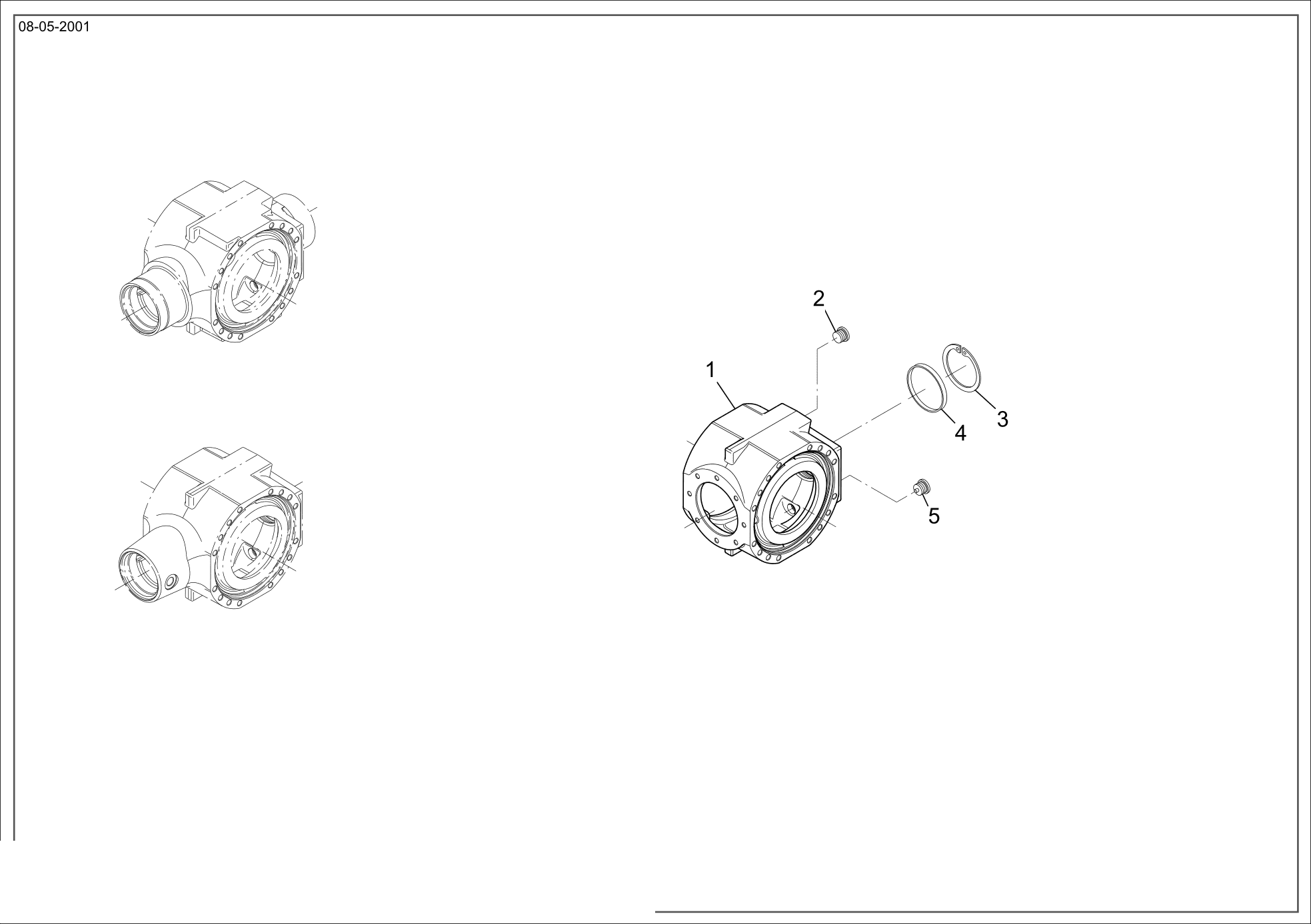 drawing for OMEGA LIFT 1020052872 - THRUST BUSHING (figure 1)