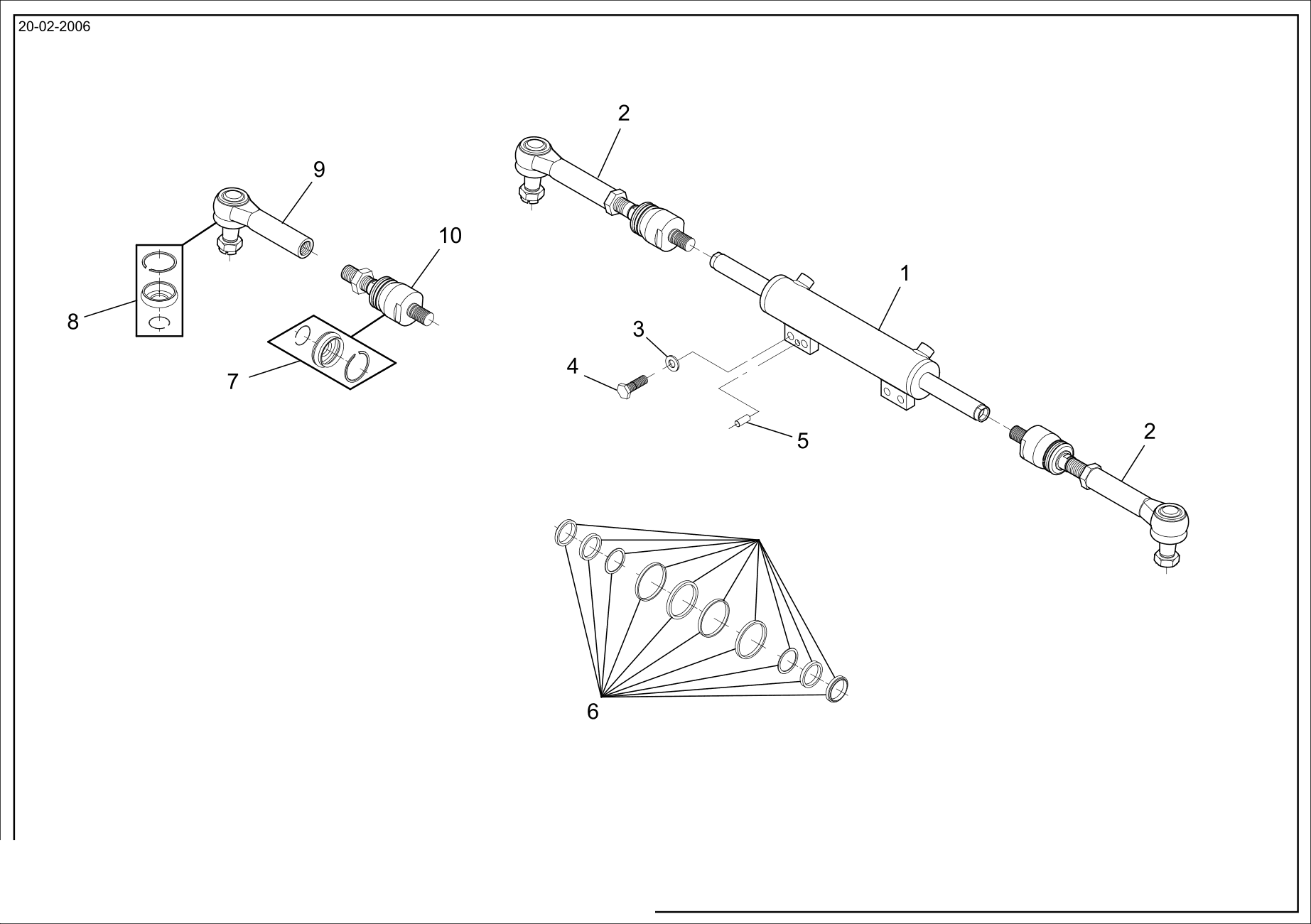 drawing for CNH NEW HOLLAND 87611463 - DOWEL (figure 1)