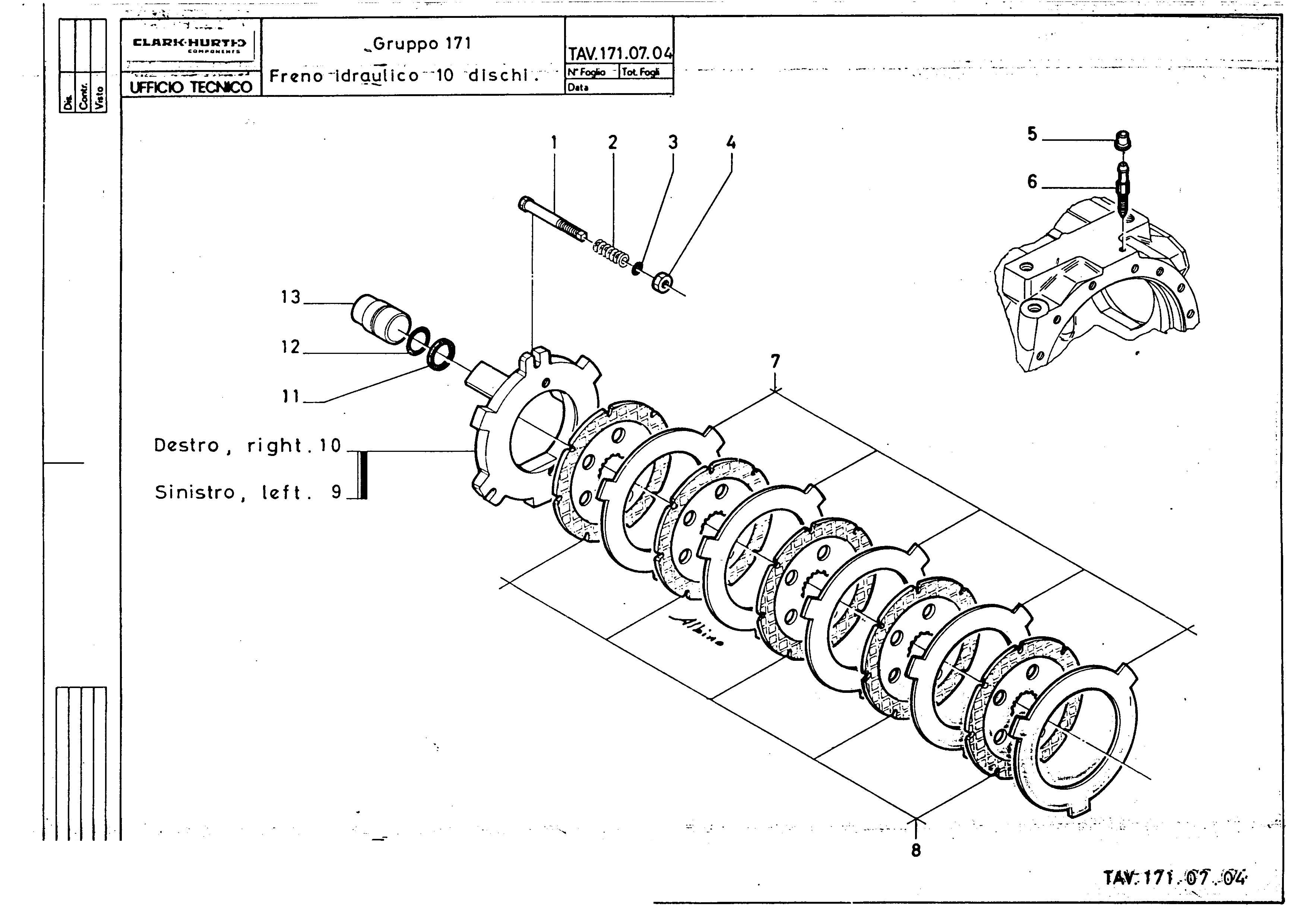 drawing for JC BAMFORD 10/904181 - FRICTION PLATE (figure 1)
