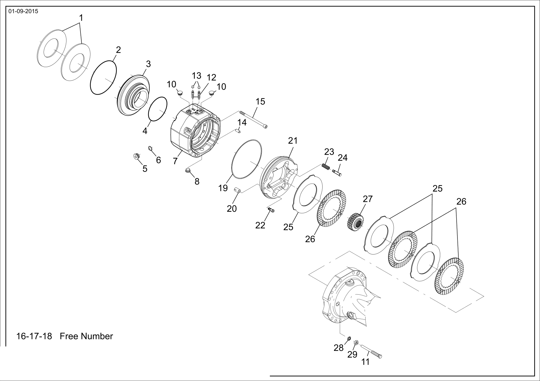 drawing for GHH 1202-0032 - SEAL - O-RING (figure 1)