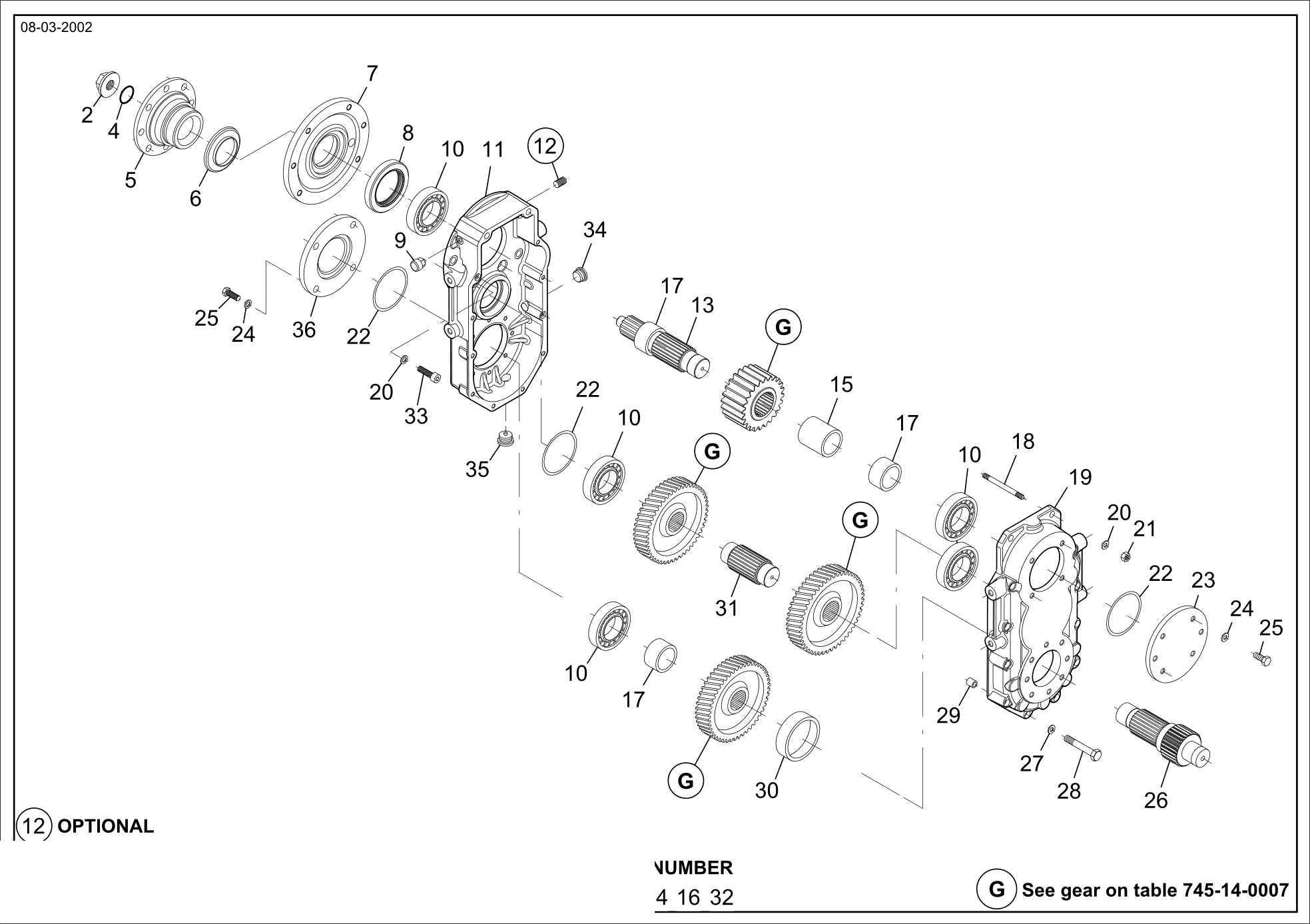 drawing for NOBLE LIFT TRUCKS 7T3430 - NUT (figure 1)