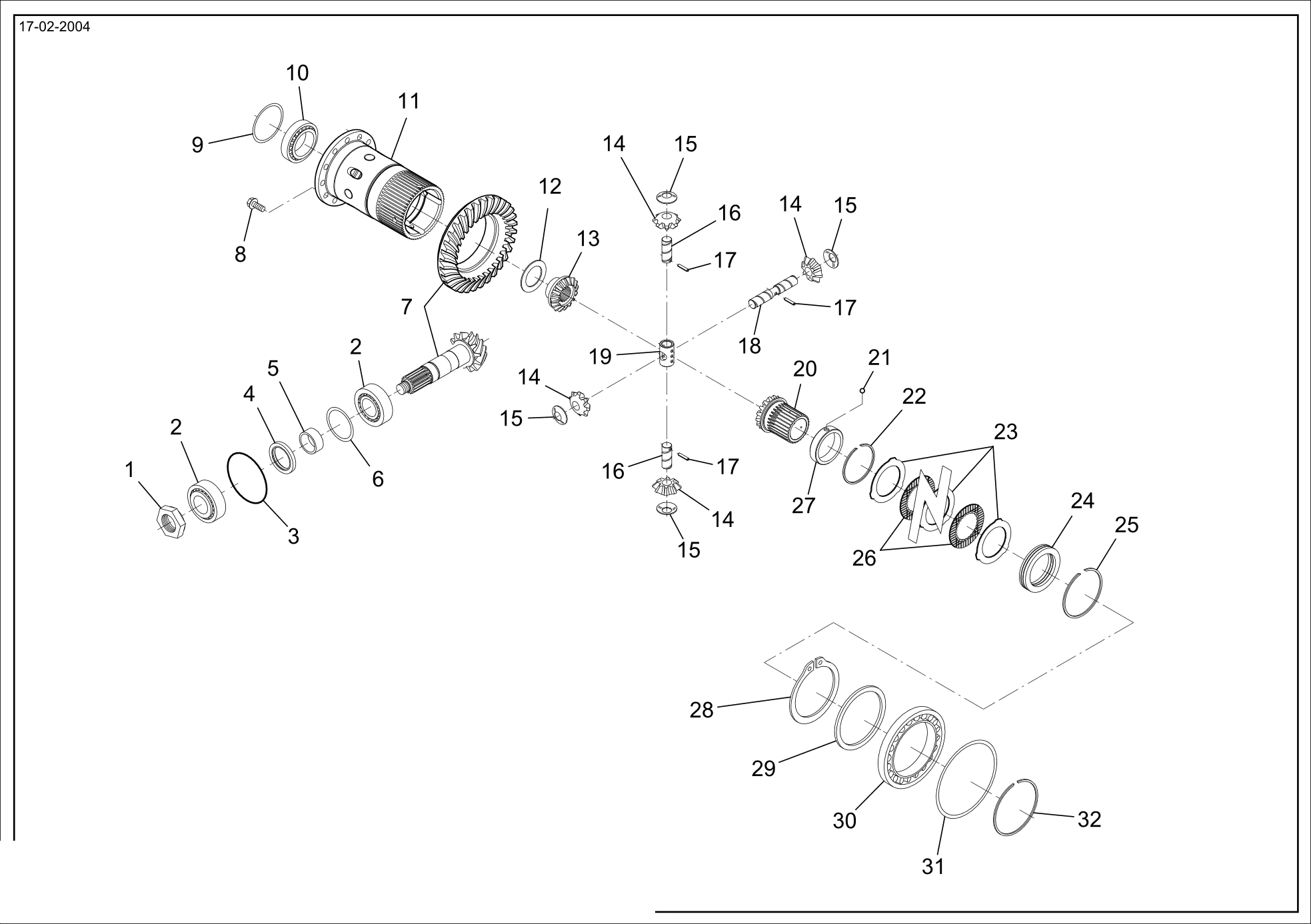 drawing for BOBCAT 110947-00282 - SHIM (figure 3)