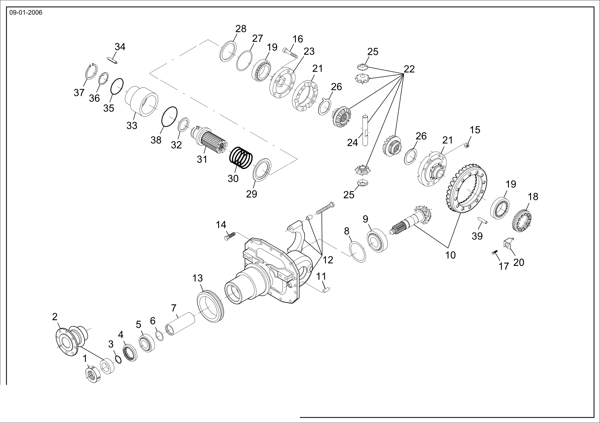 drawing for CNH NEW HOLLAND 87611463 - DOWEL (figure 2)