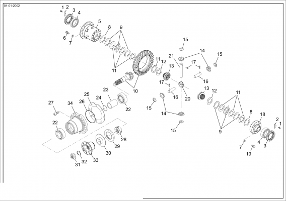 drawing for VENIERI 240.4.073 - SEAL - O-RING (figure 5)