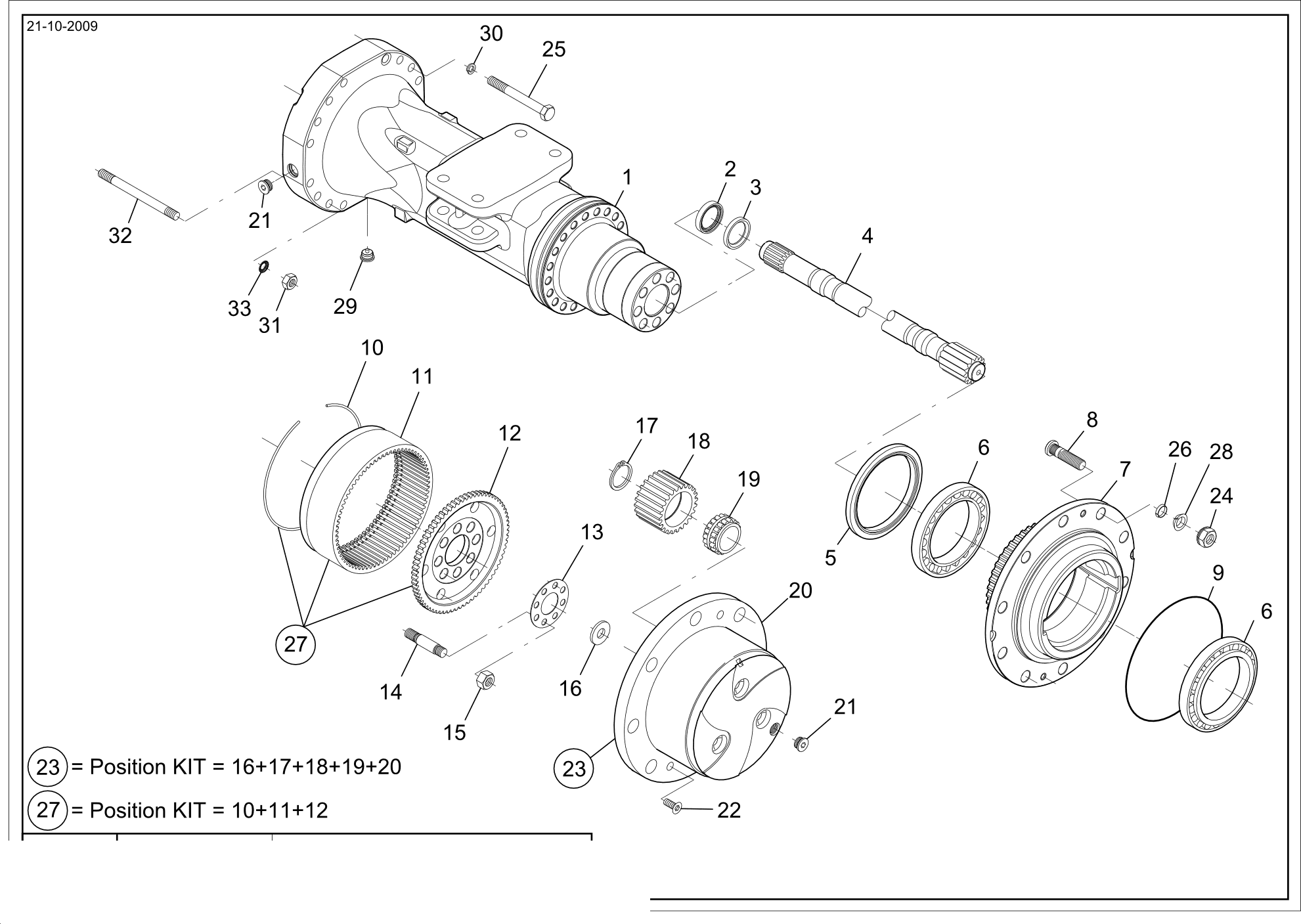 drawing for HITACHI 1113034 - TAPER ROLLER BEARING (figure 4)