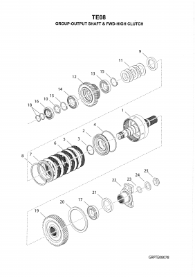 drawing for BROOKVILLE MINING 15-11051 - BEARING (figure 1)